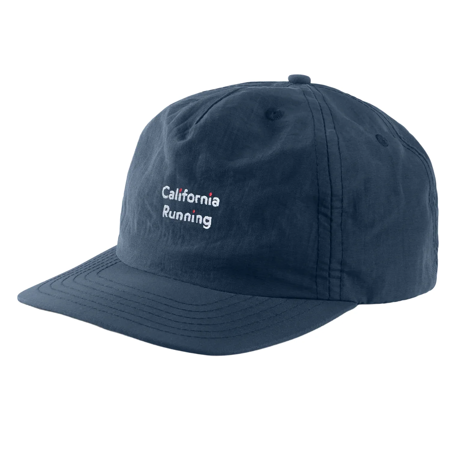 5 Panel Nylon Hat California Running Navy