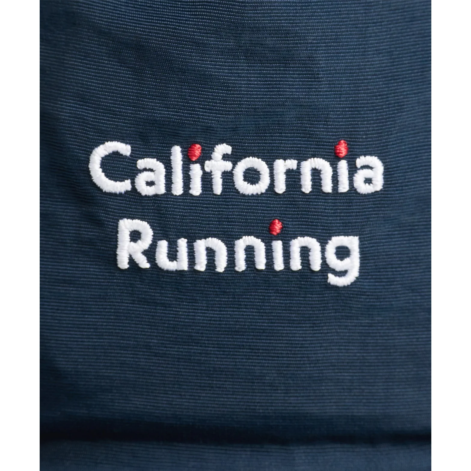 5 Panel Nylon Hat California Running Navy - Image 3