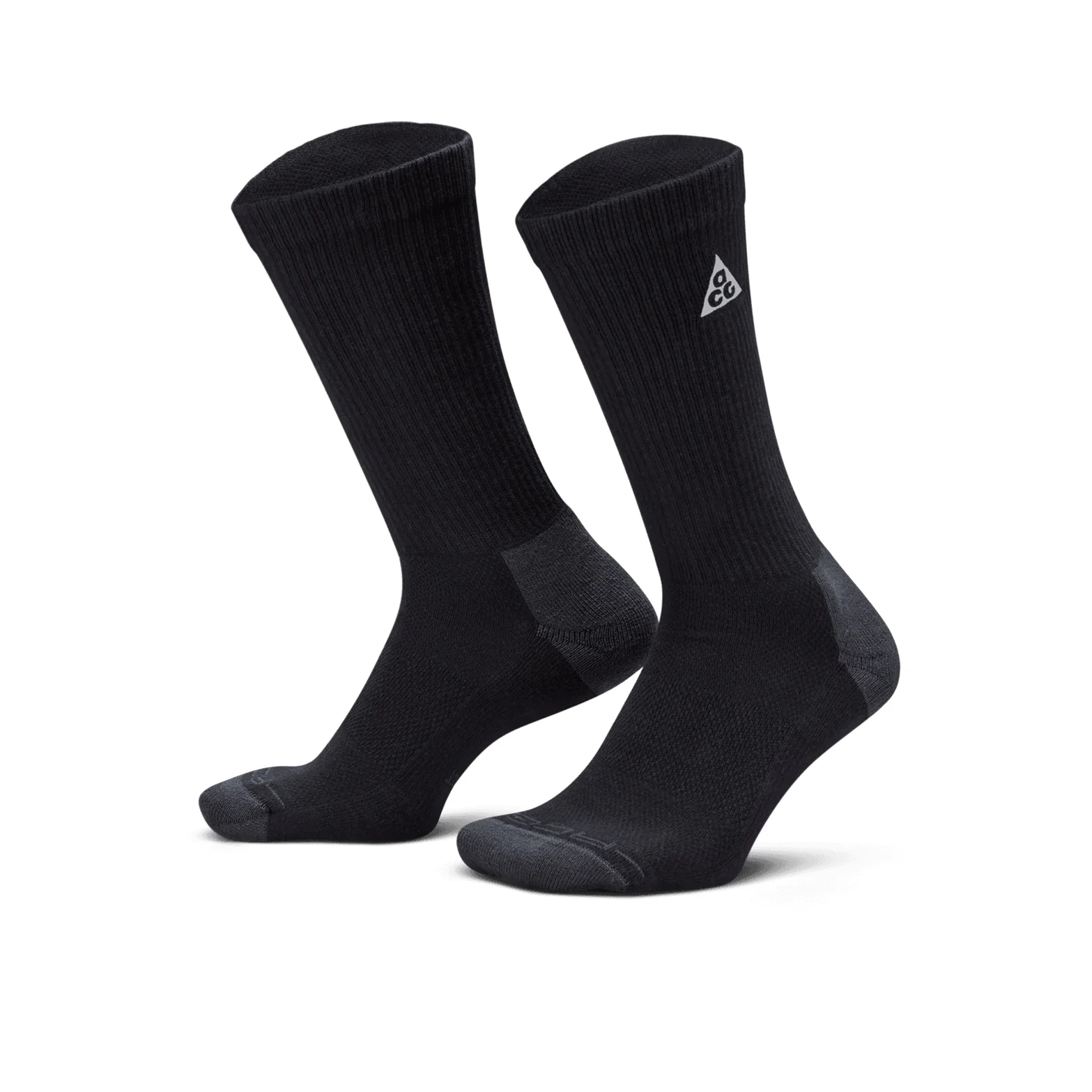 ACG Everyday Elevated Crew Socks Black / Dark Smoke Grey - Image 3