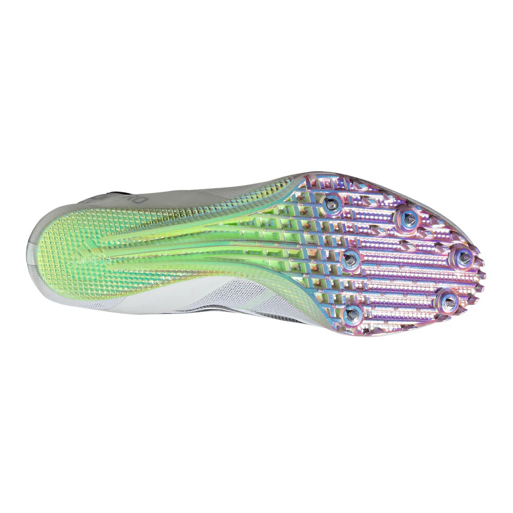 adidas Adizero Finesse Running Spikes Cloud White / Core Black / Green Spark - Image 4