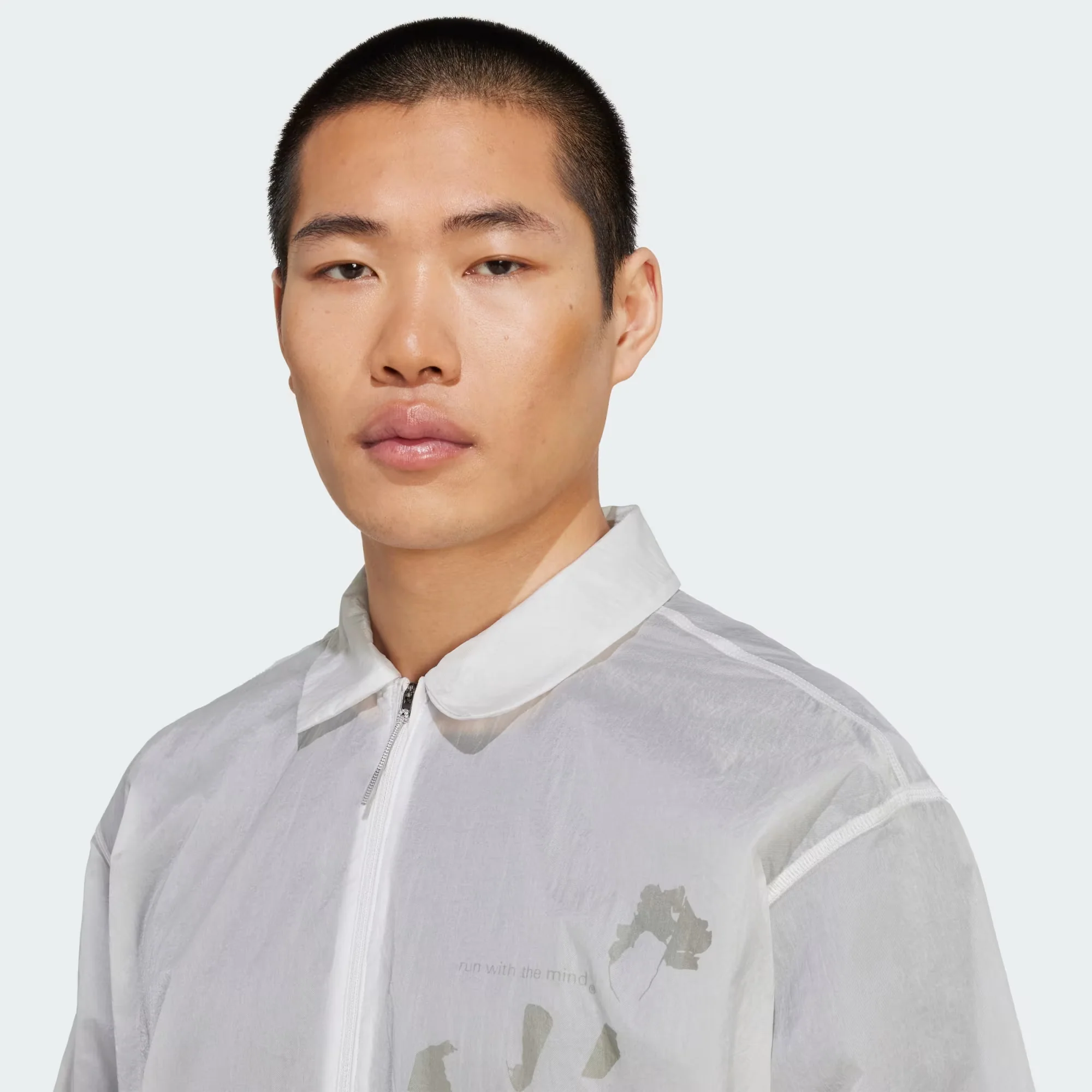 Men's Adi365 H.Koumori Running Coach Jacket Grey One - Image 4