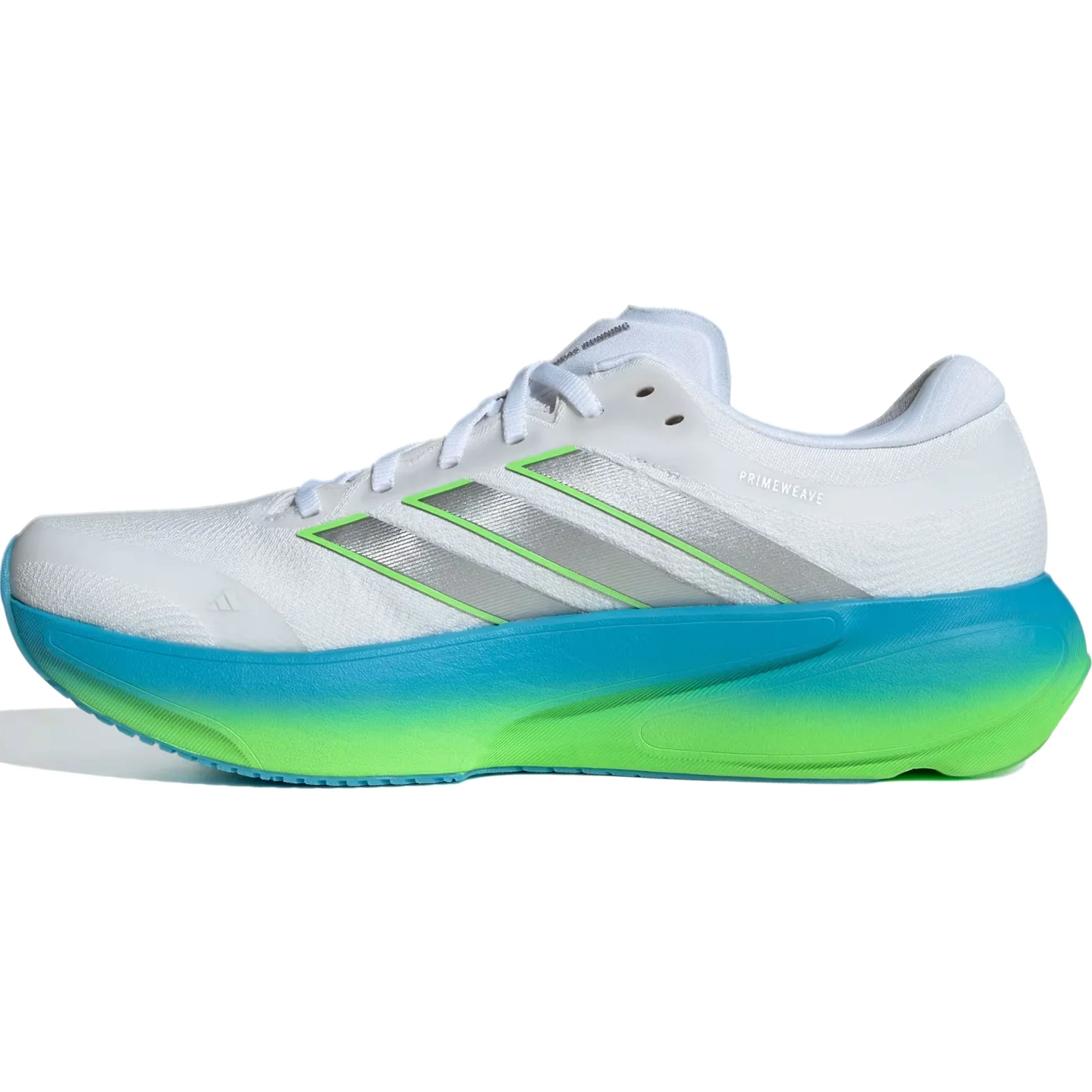 Men's Supernova Rise 3 Running Shoes White / Silver Metallic / Semi Blue Burst - Image 2