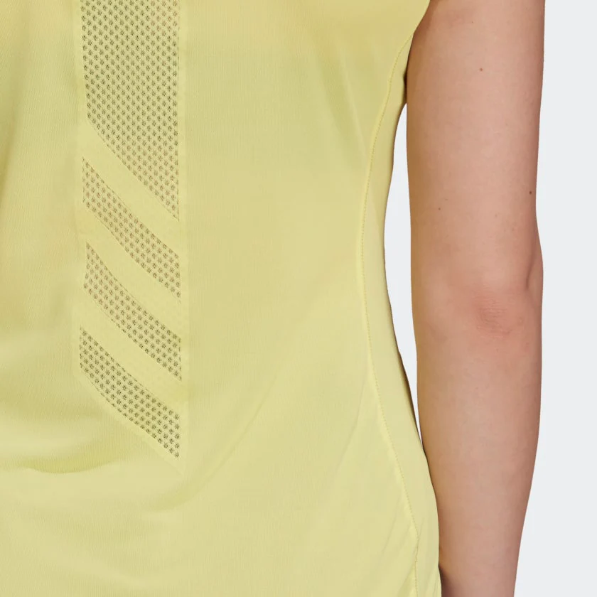 adidas Women's  Terrex Parley Agravic Trail Running All Round Tee Pulse Yellow - Image 4