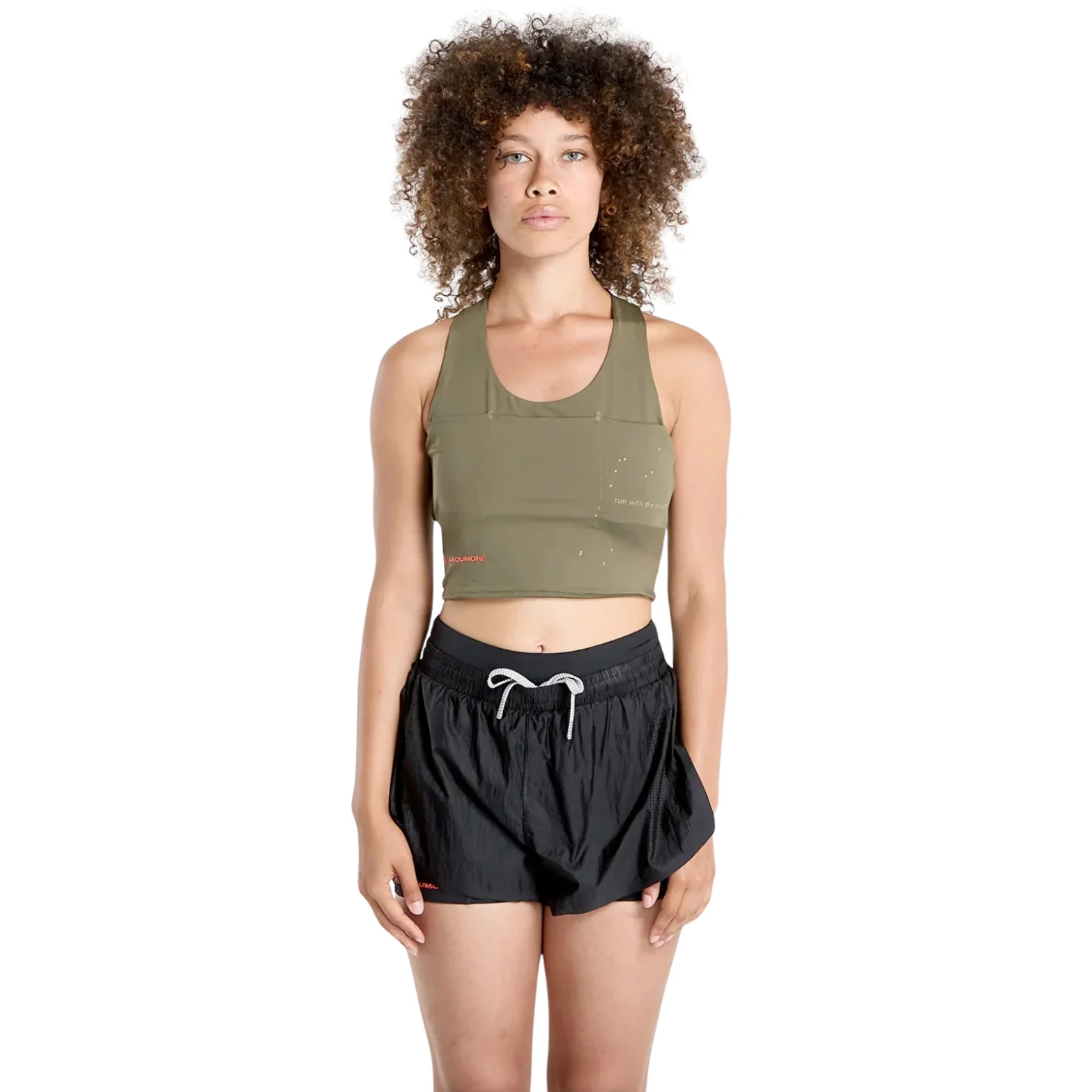 Women's Adi365 H.Koumori Running Crop Olive Strata