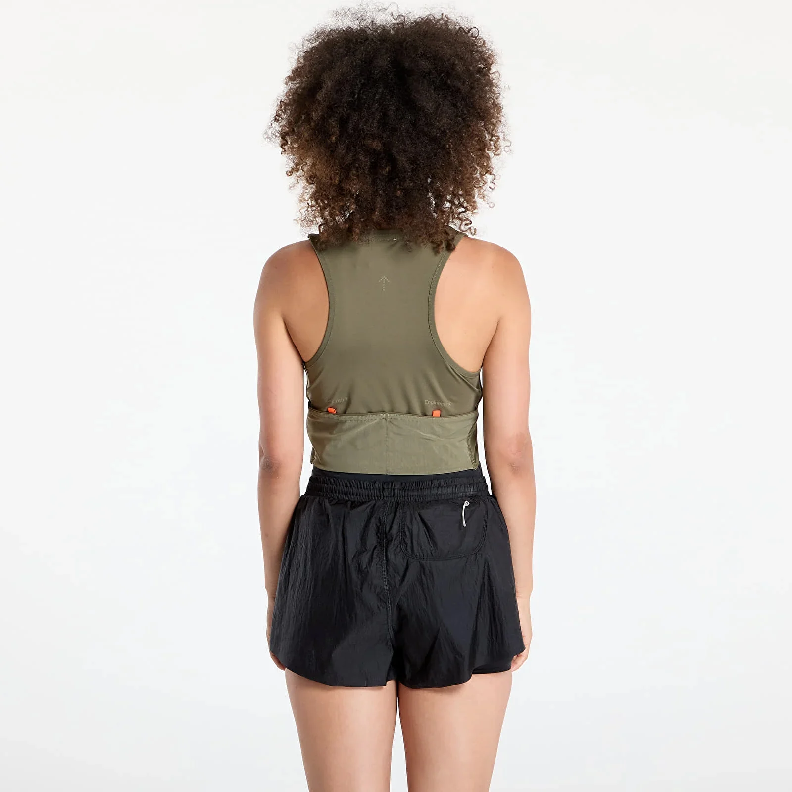 Women's Adi365 H.Koumori Running Crop Olive Strata - Image 2
