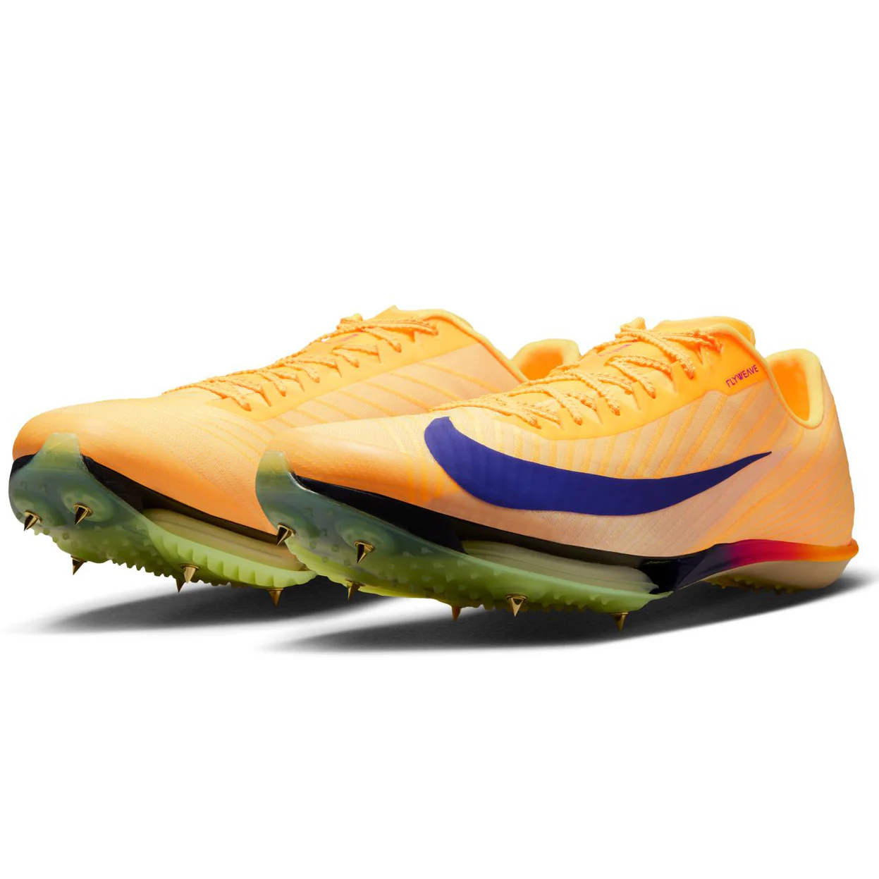 Air Zoom Maxfly 2 Running Spikes Citron Pulse / Volt Ice / Vivid Purple / Indigo Burst - Image 3
