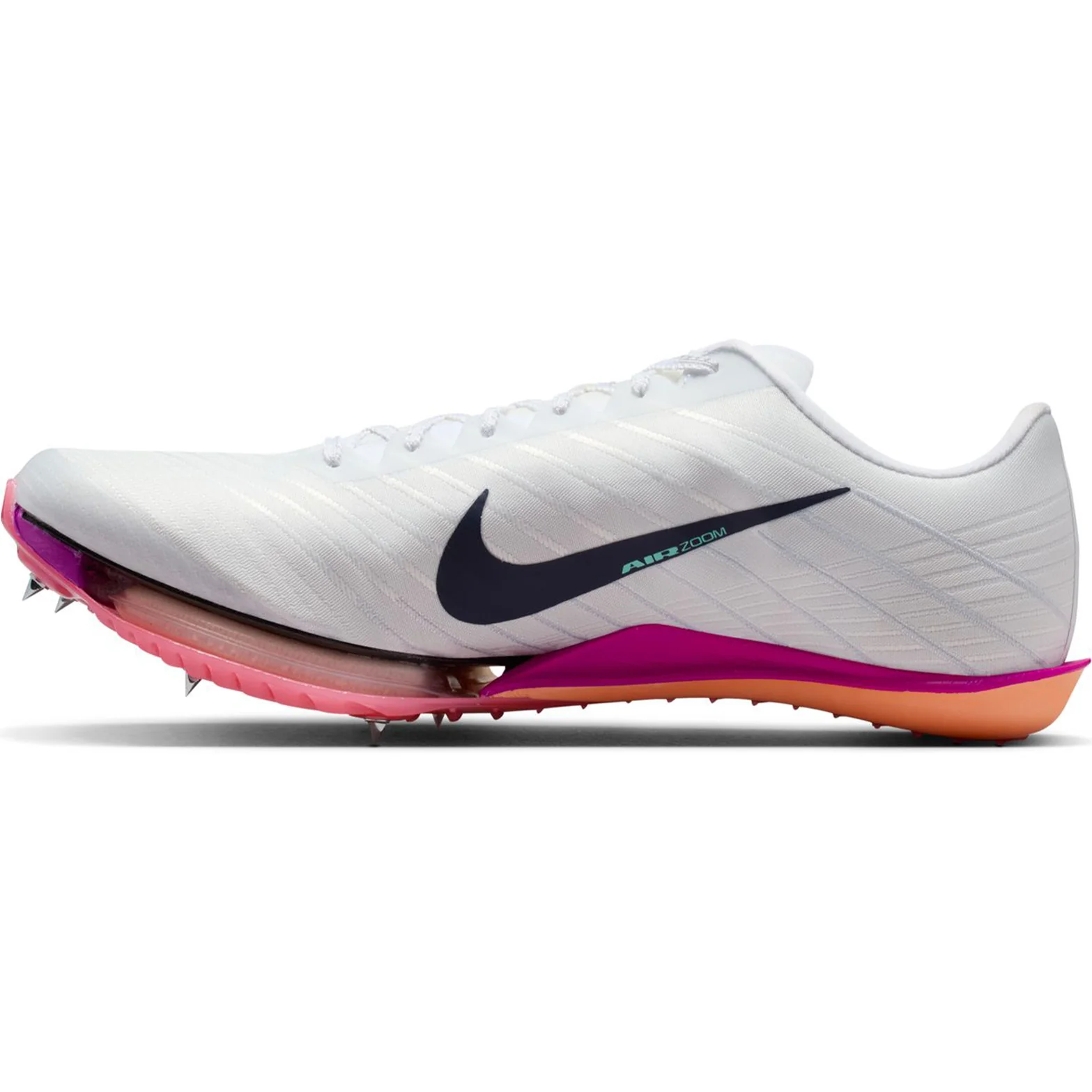 Air Zoom Maxfly 2 Running Spikes White / Bright Crimson / Hyper Turquoise / Obsidian - Image 2