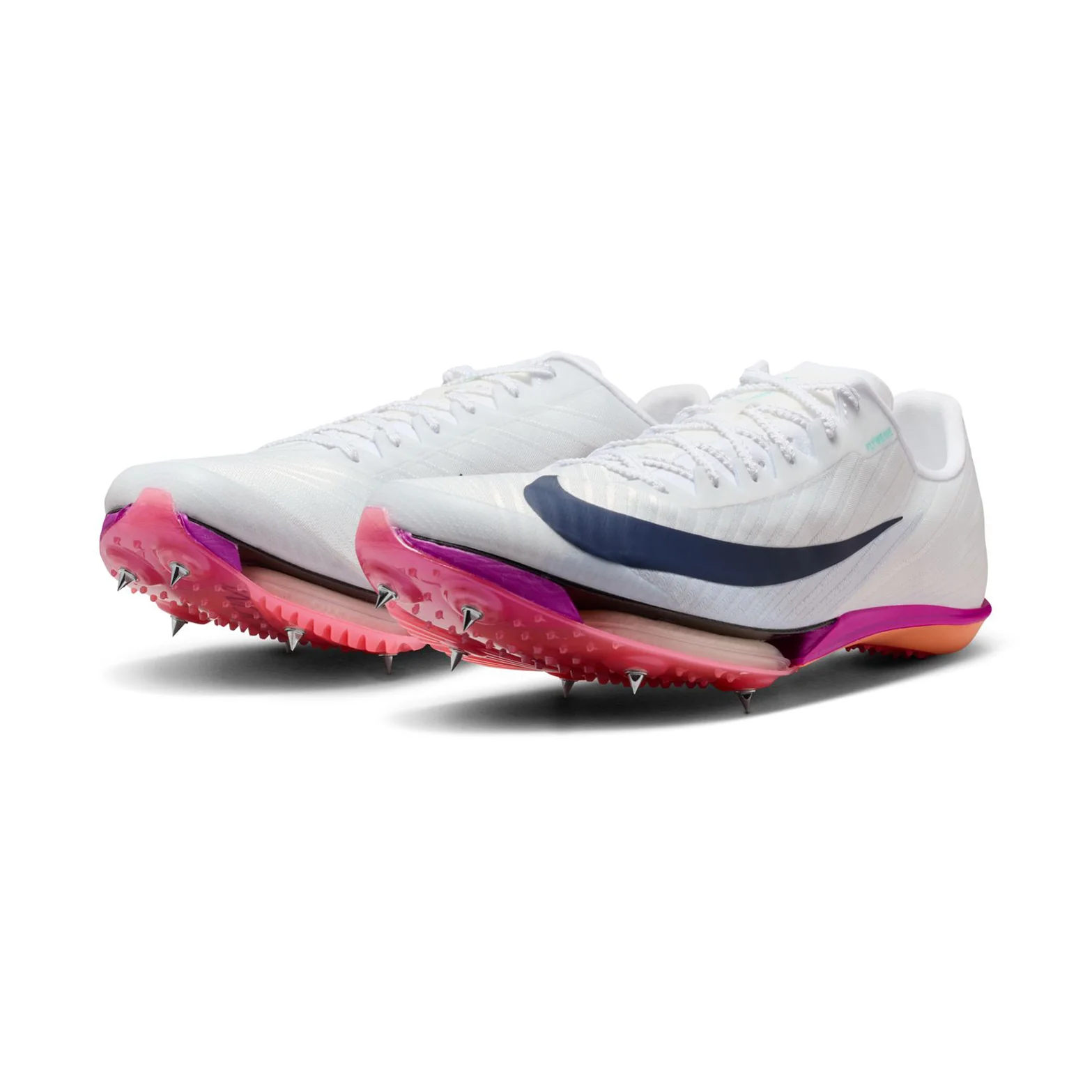 Air Zoom Maxfly 2 Running Spikes White / Bright Crimson / Hyper Turquoise / Obsidian - Image 6