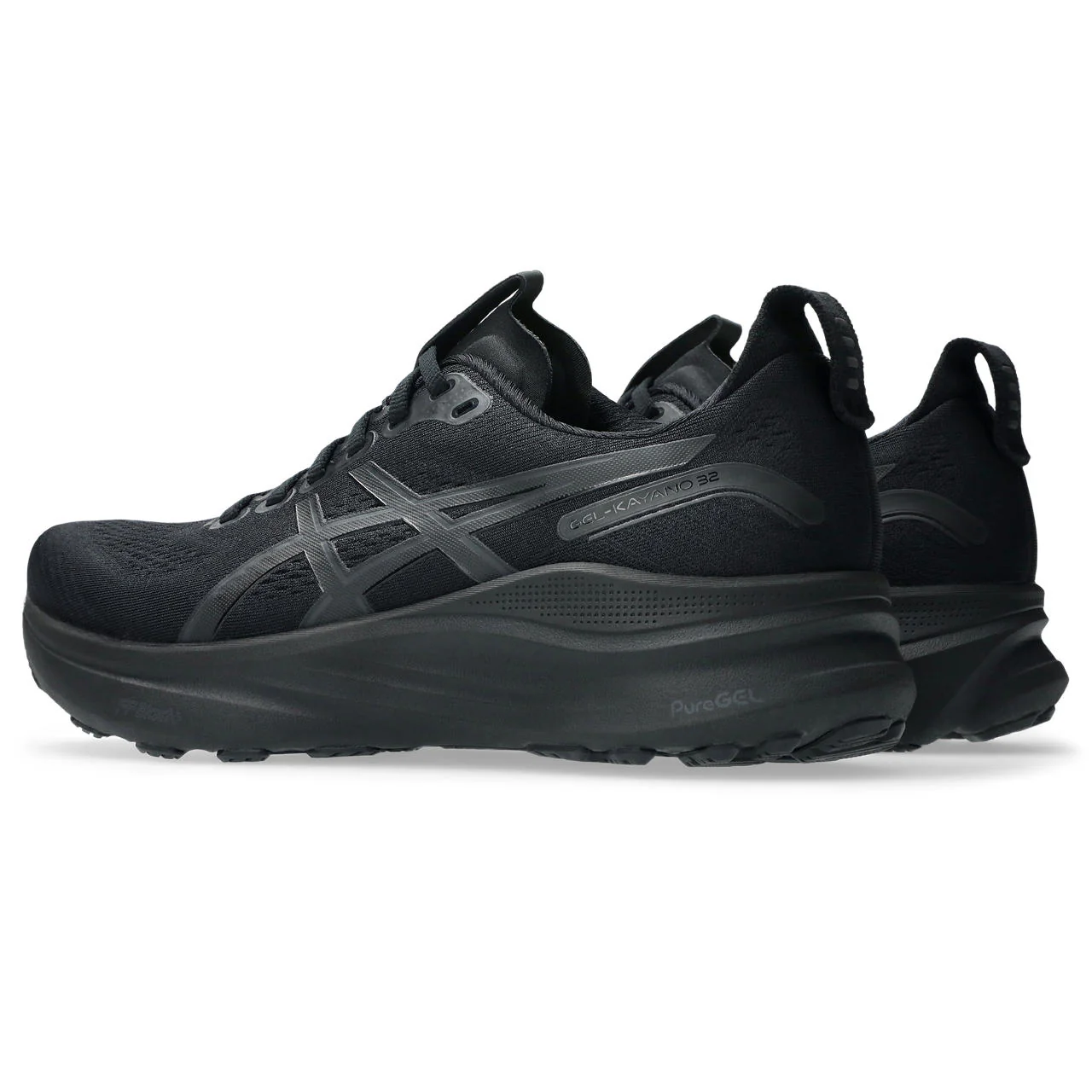Men's Gel-Kayano 32 Running Shoes Black / Graphite Grey - Image 3