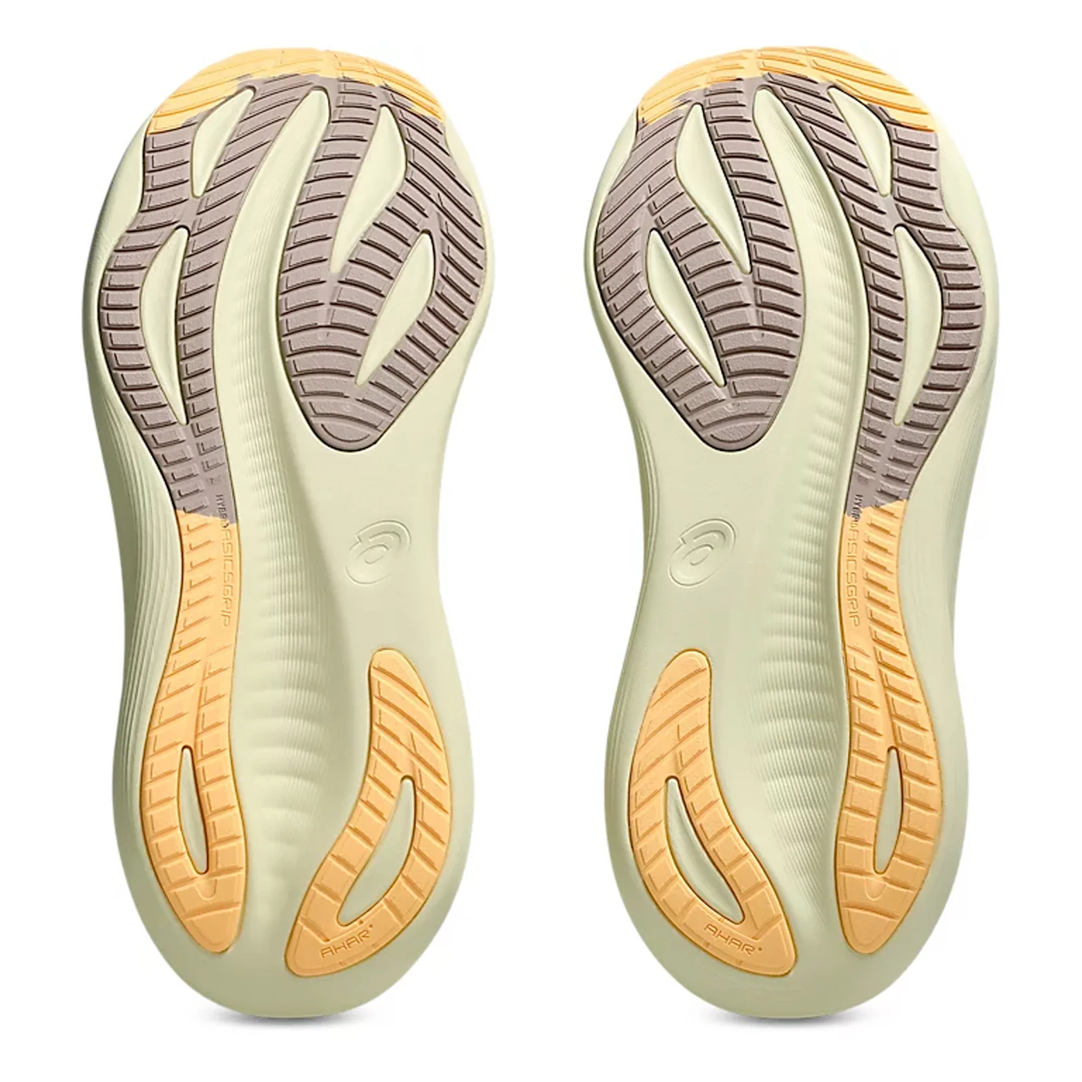 Men's Gel-Nimbus 27 Running Shoes White / Fawn - Image 4