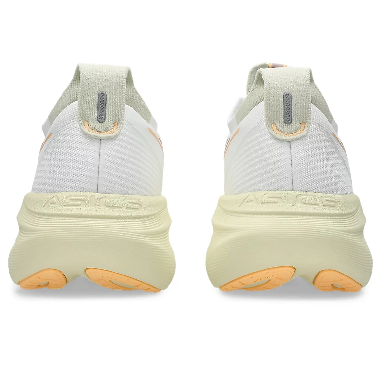 Men's Gel-Nimbus 27 Running Shoes White / Fawn - Image 5
