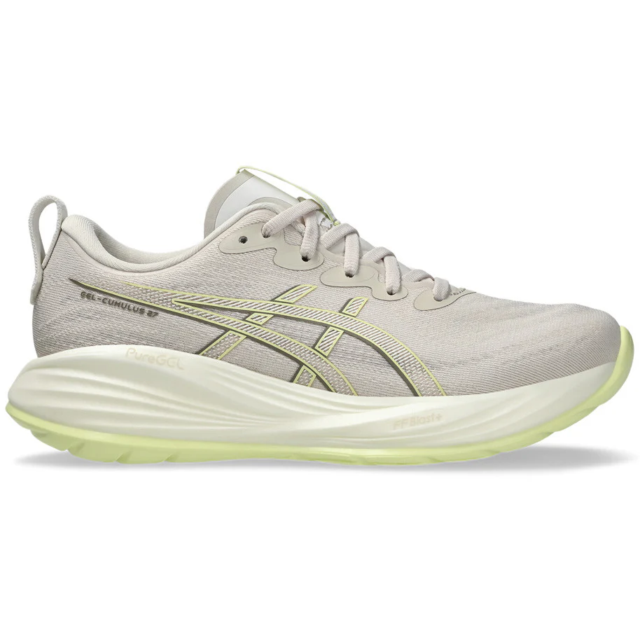 Women's Gel-Cumulus 27 Running Shoes Mineral Beige / Huddle Yellow