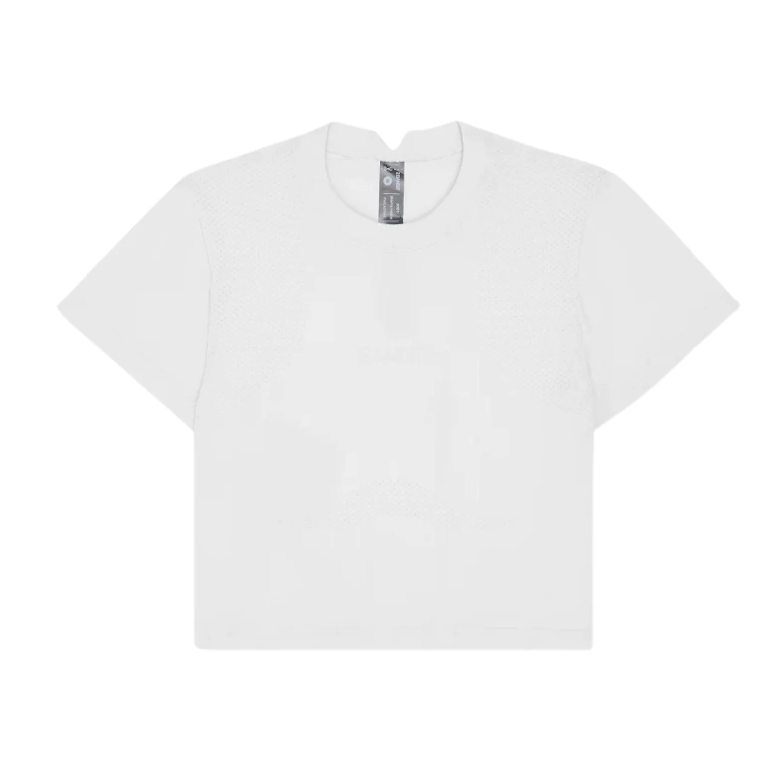 Women's Mercury Seamless Crop Tee White