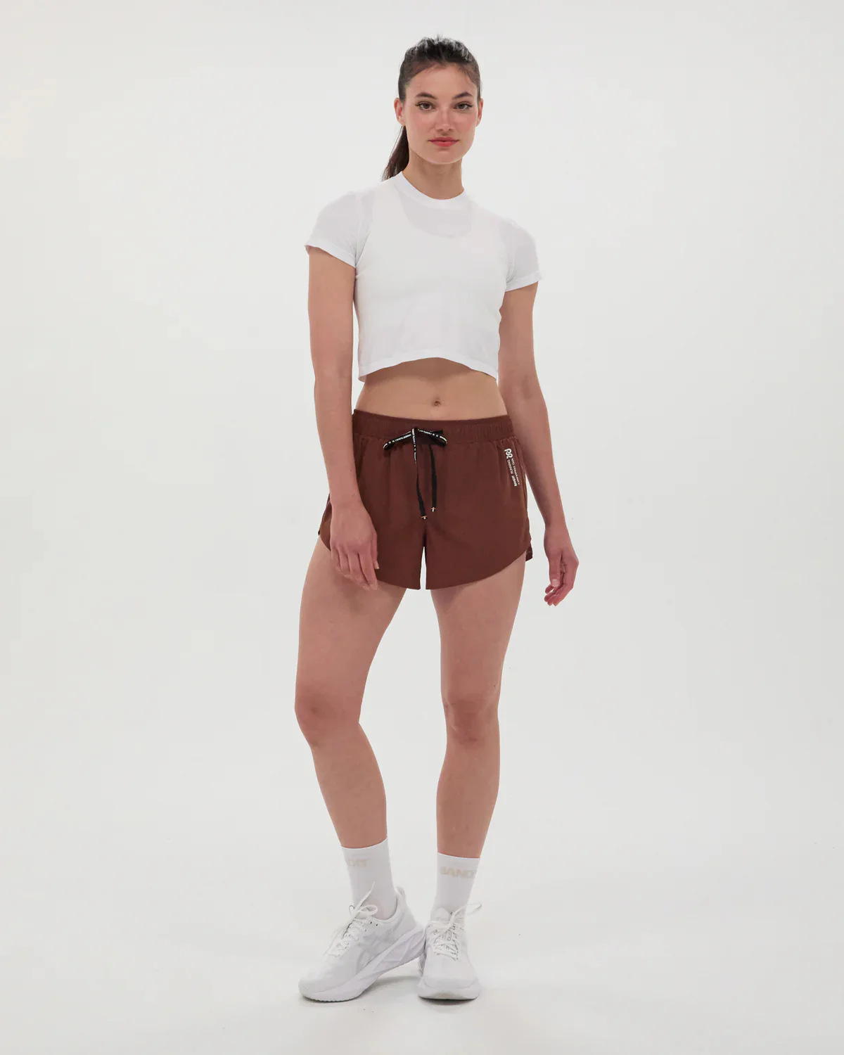 Women's Mercury Seamless Crop Tee White - Image 2