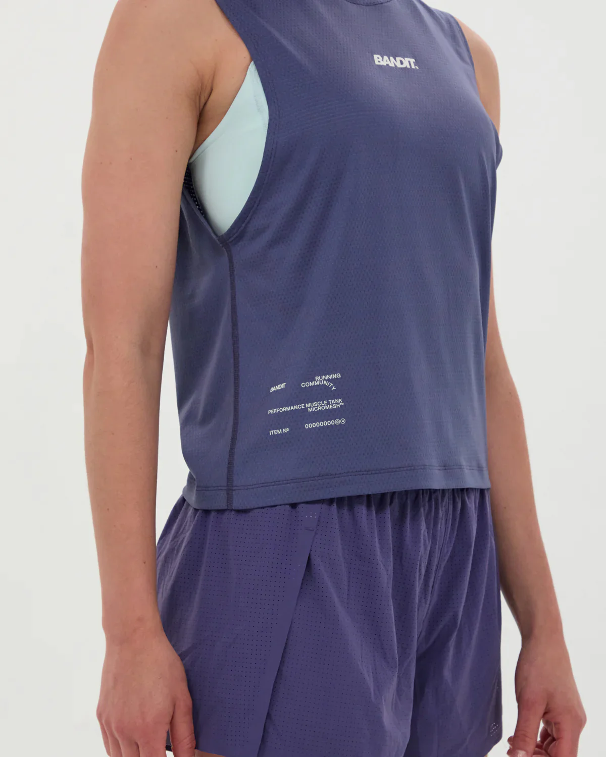 Women's Micromesh Run Tank Purple Dusk - Image 4