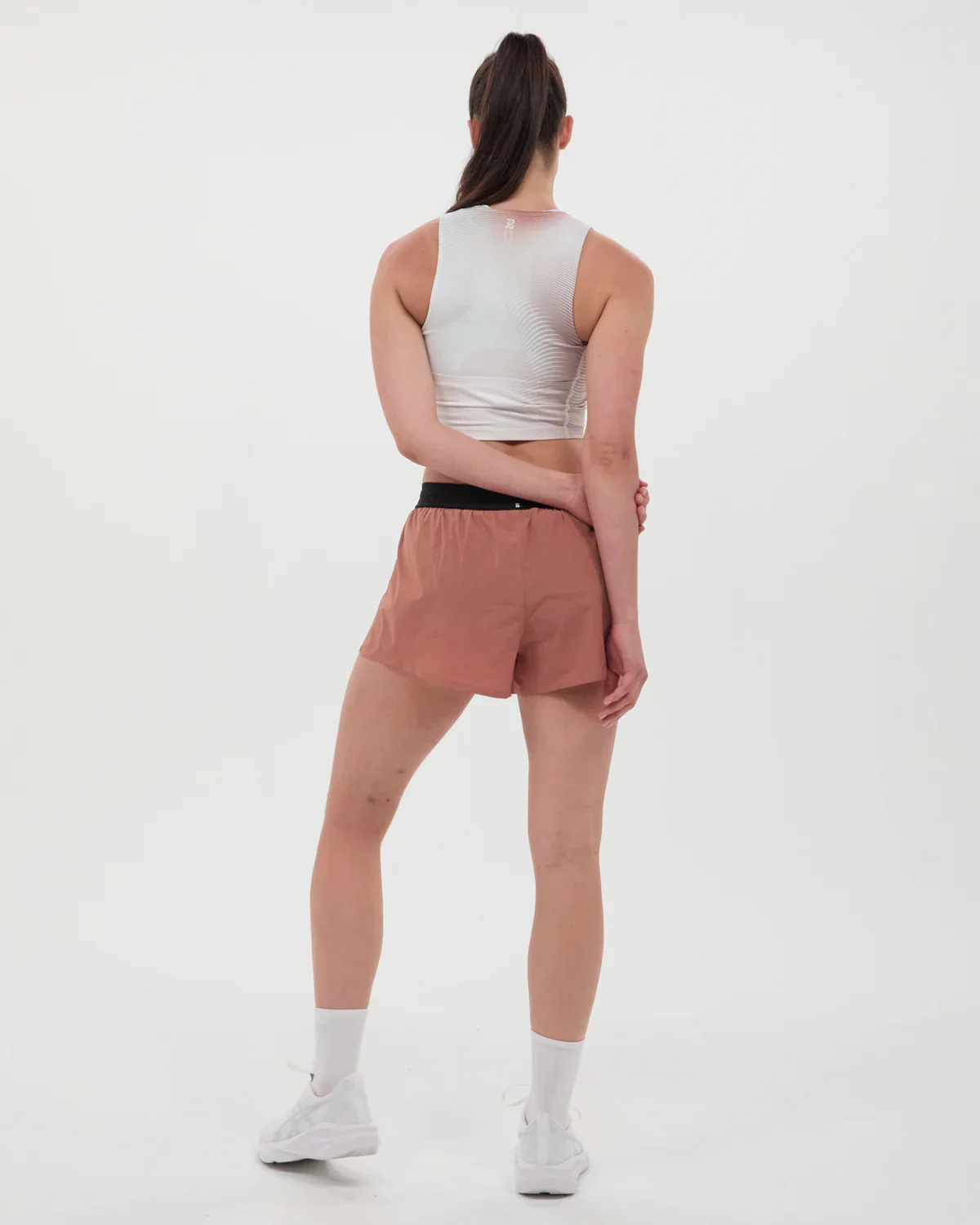 Women's Vento 3 Inch Split Shorts Baked Clay - Image 4