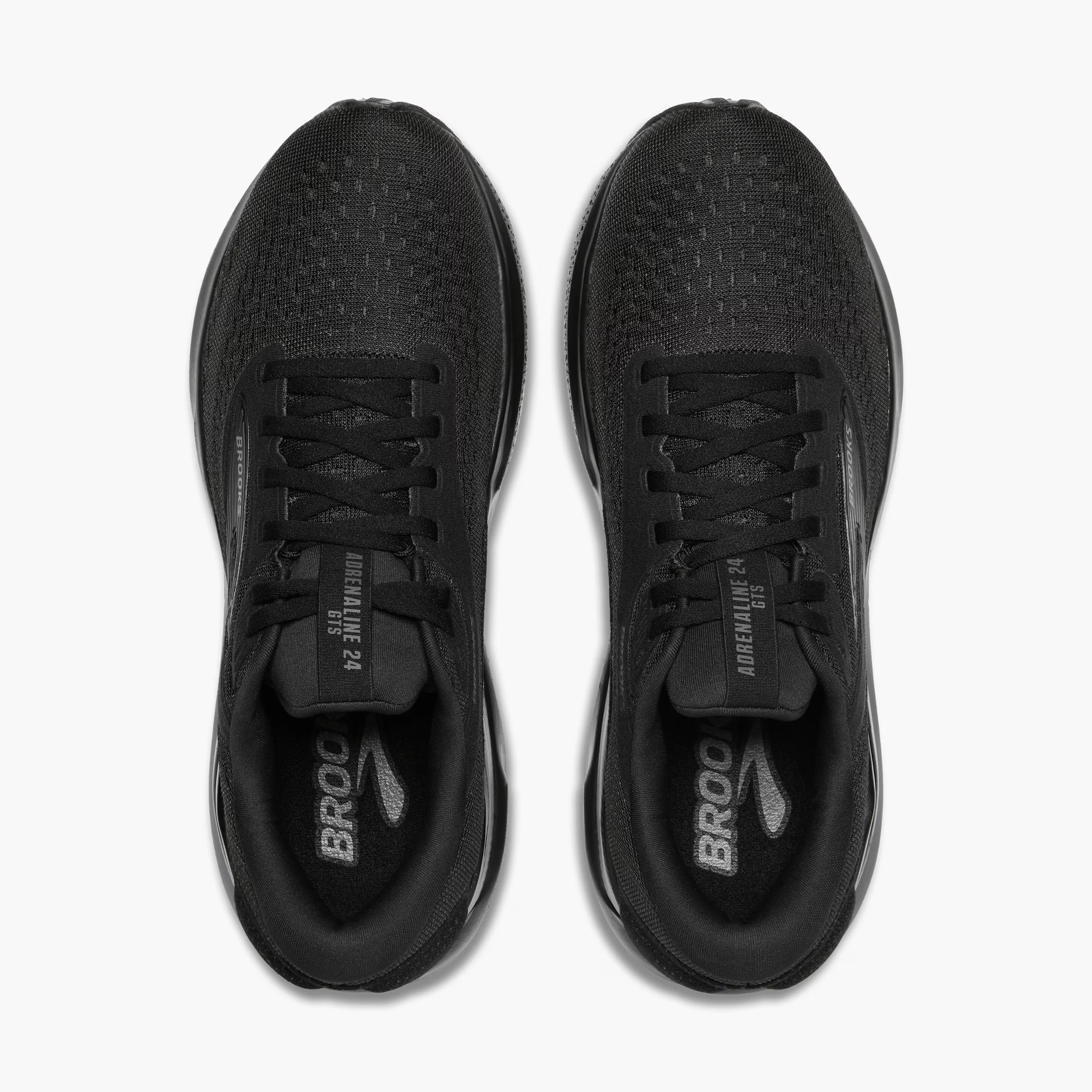 Brooks Women's Adrenaline GTS 24 Wide Fit Running Shoes Black / Black / Ebony - Image 4