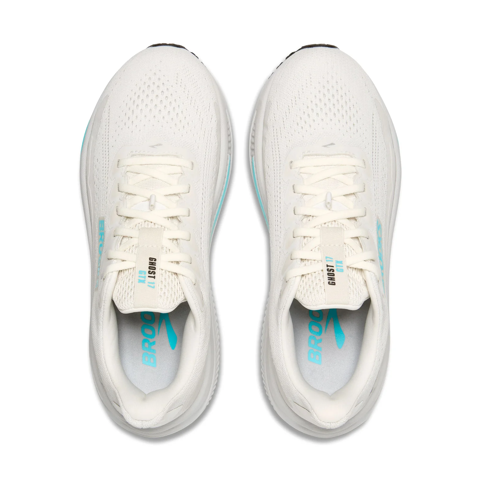 Women's Ghost 17 GORE-TEX Running Shoes Coconut / Oyster / Blue - Image 3