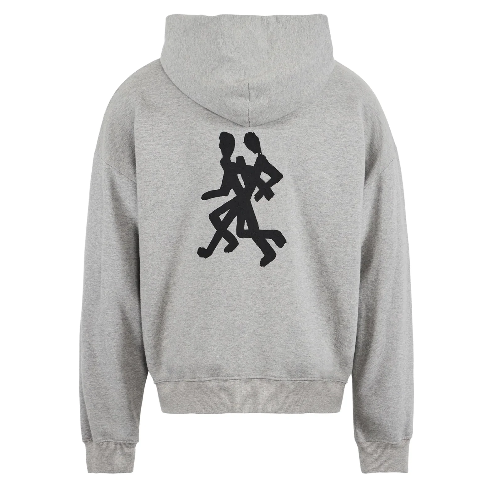 California Cotton Hoodie Runners Heather Grey - Image 2