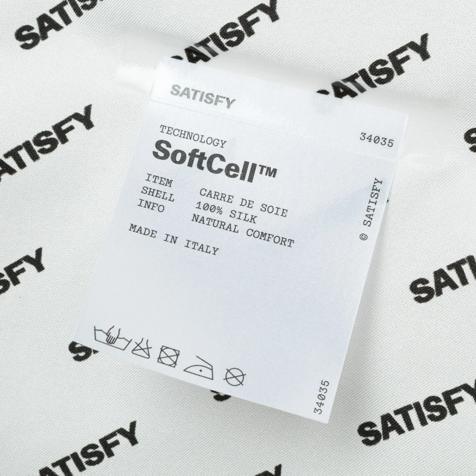Carre de Soie SoftCell Bandana White Down - Image 3