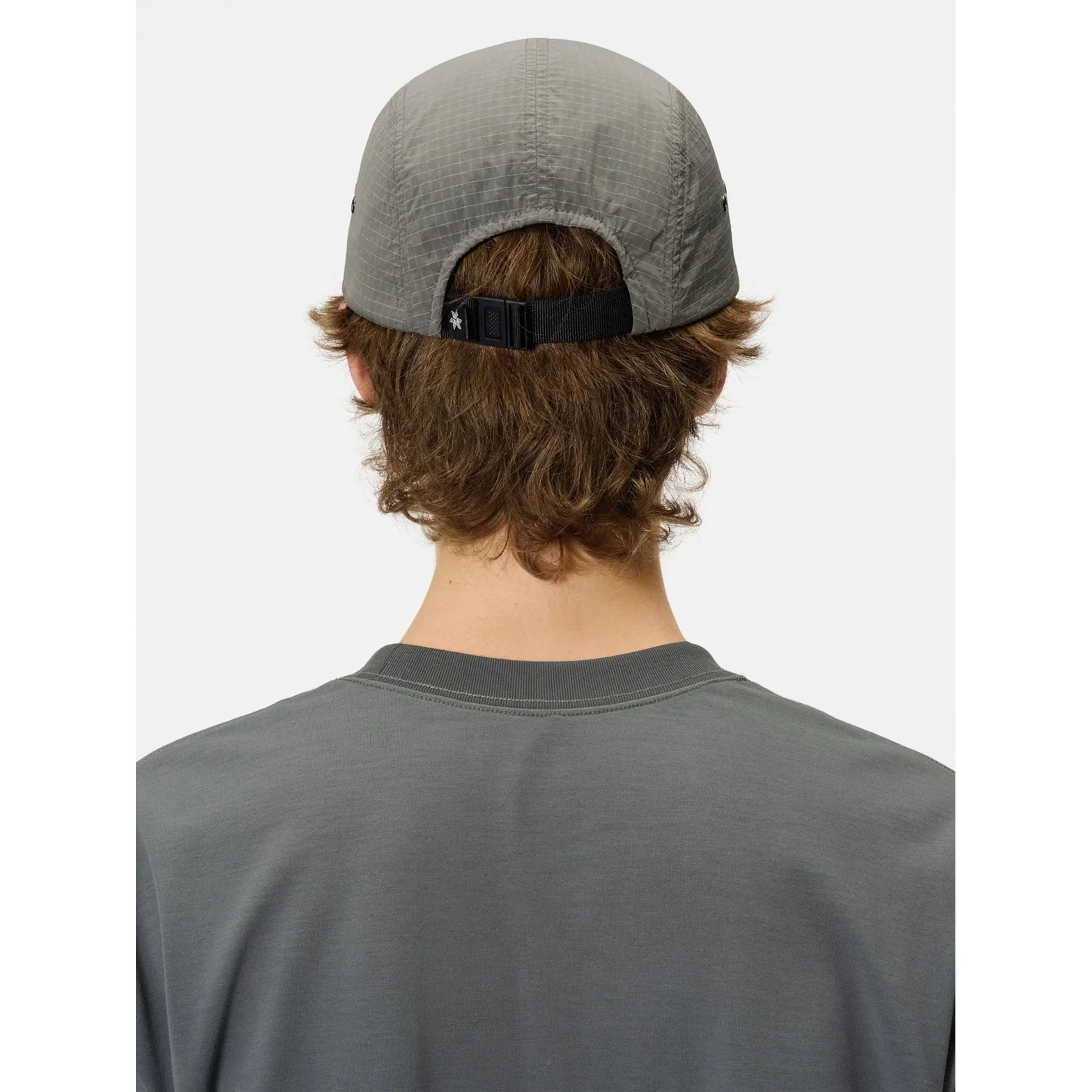 Dope Dyed Rip-Stop Wind Cap Carbon Gray - Image 3