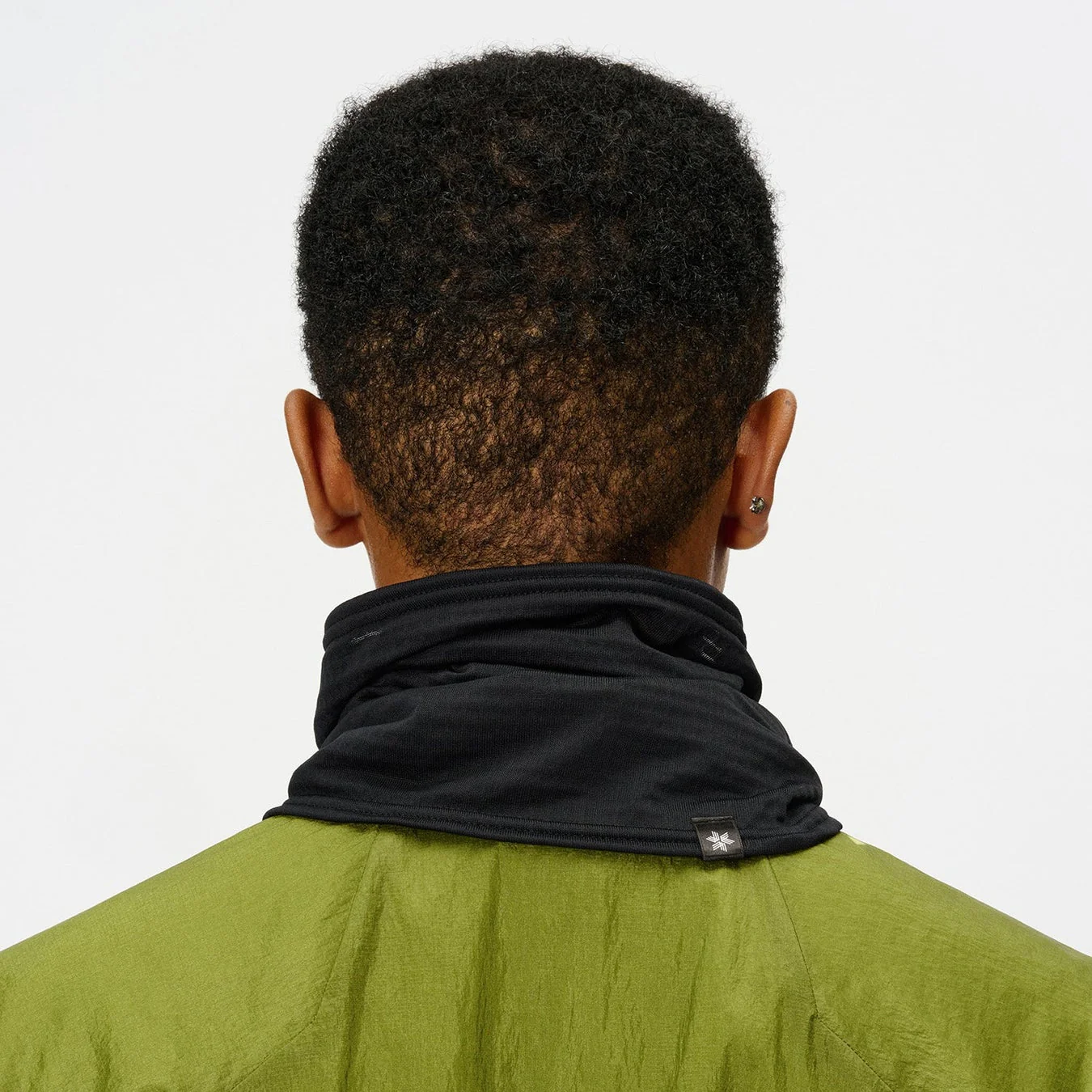Stretch Grid Neck Gaiter Black - Image 3