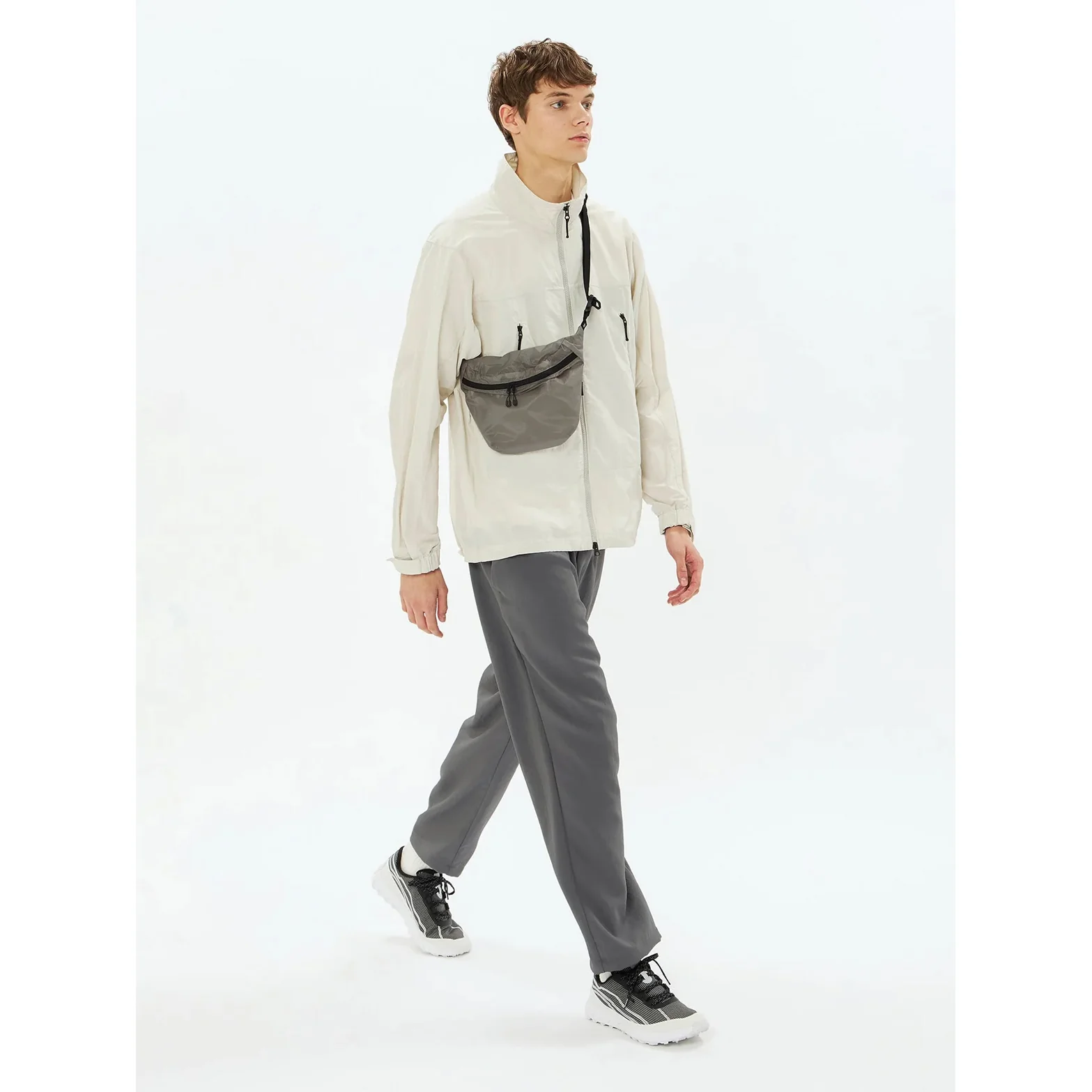 CORDURA Rip-stop Sacoche Bag Charcoal Grey - Image 3
