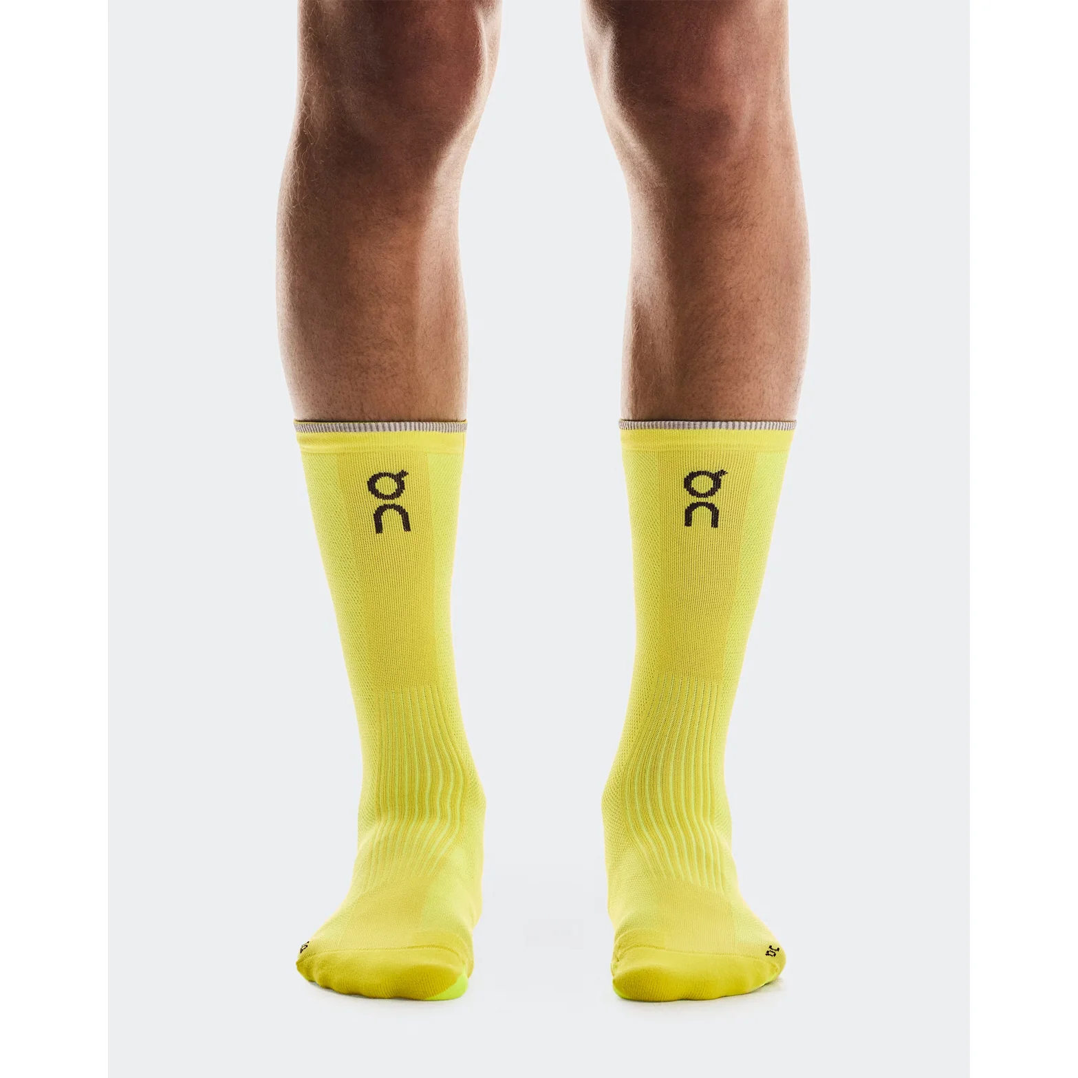 Elite Run Sock High Lime - Image 2