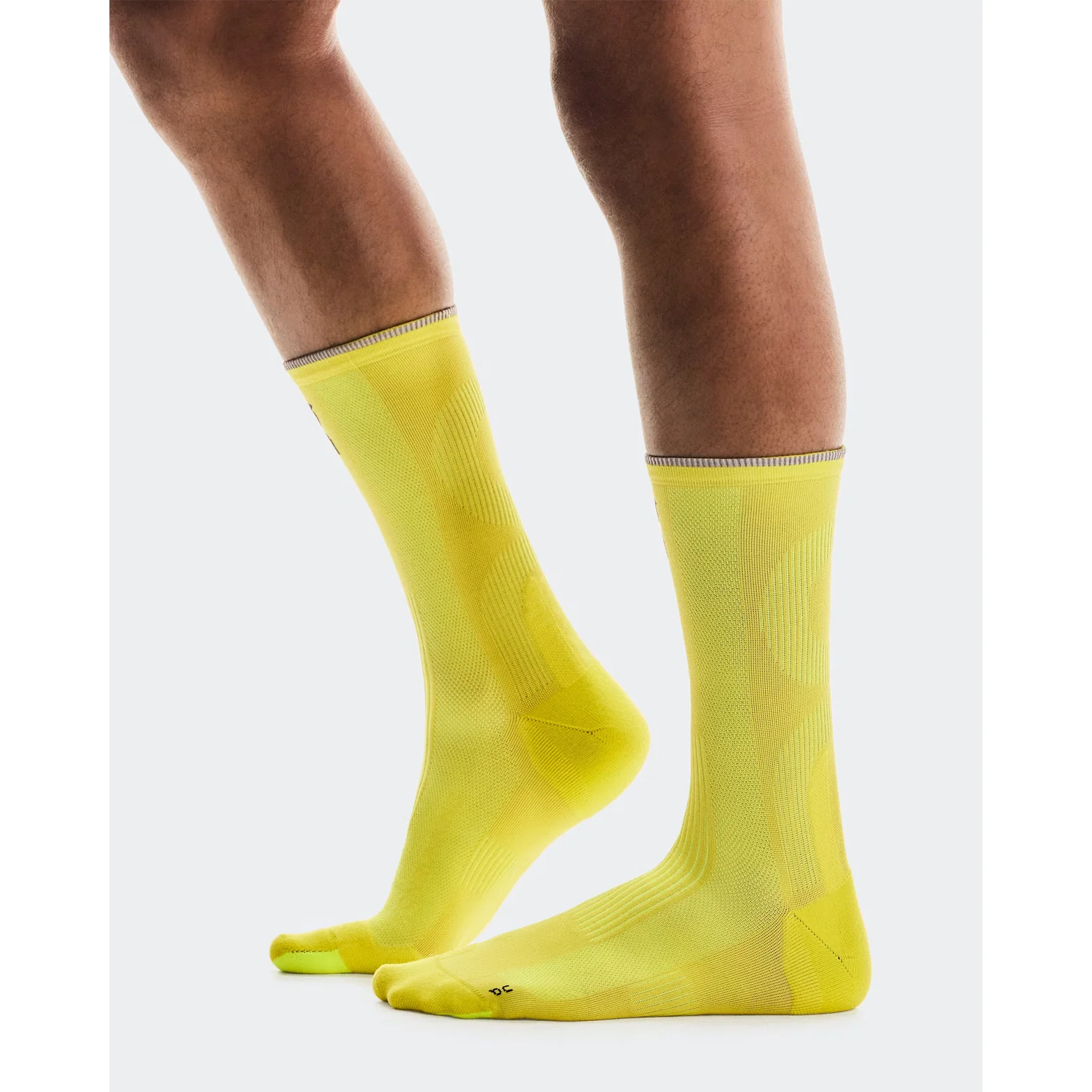 Elite Run Sock High Lime - Image 3