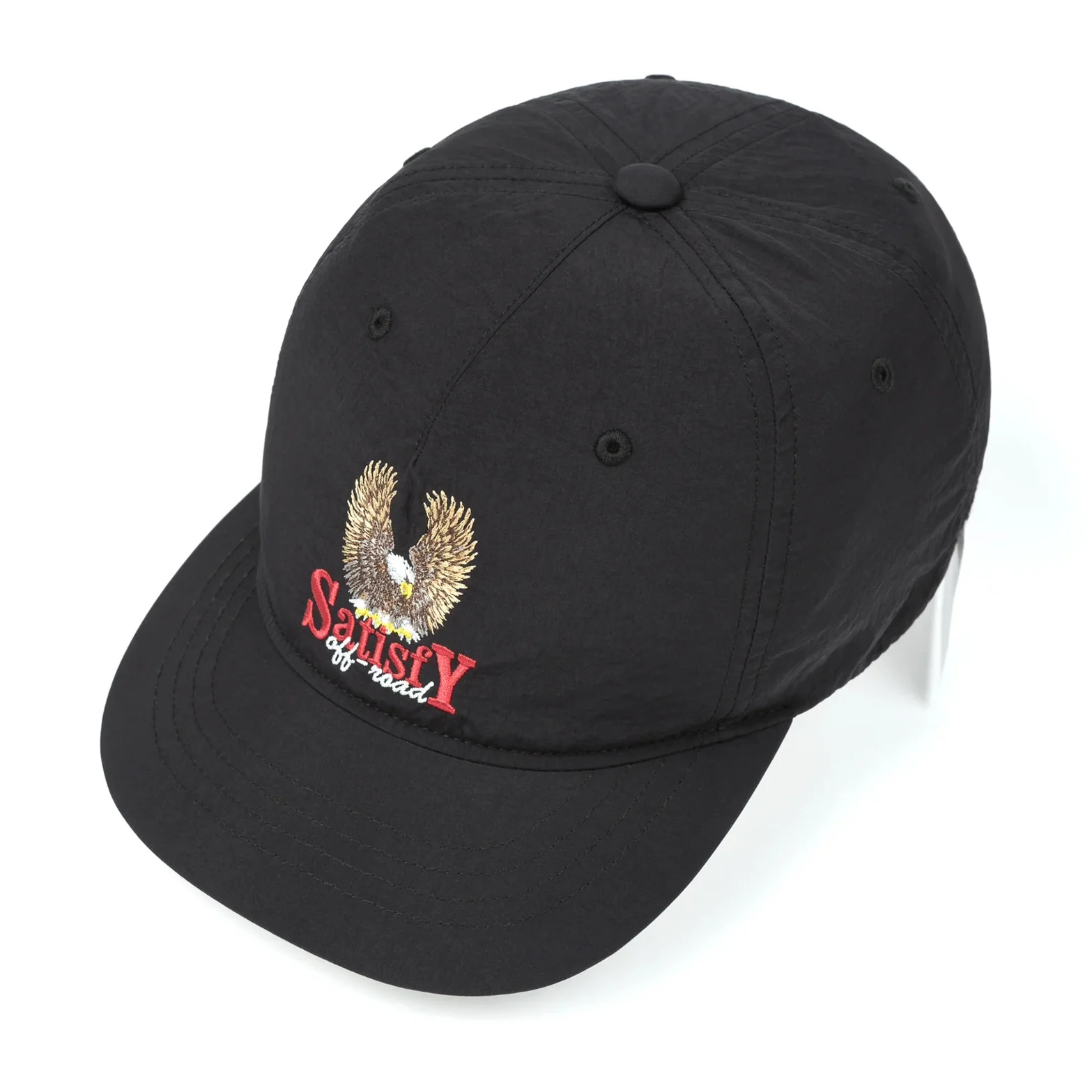 FliteSilk 5 Panel Pinch Cap Black Eagle - Image 2