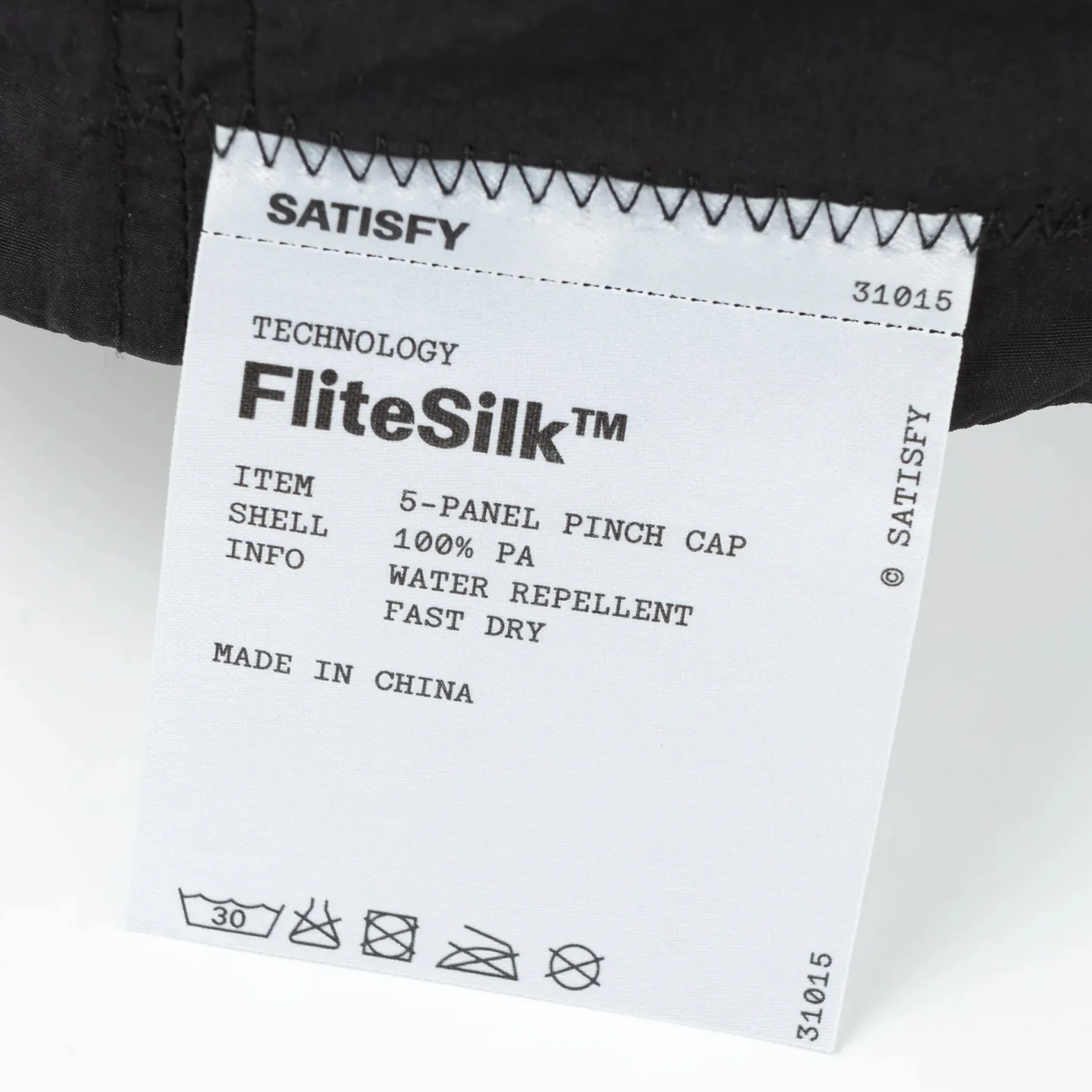 FliteSilk 5 Panel Pinch Cap Black Eagle - Image 3