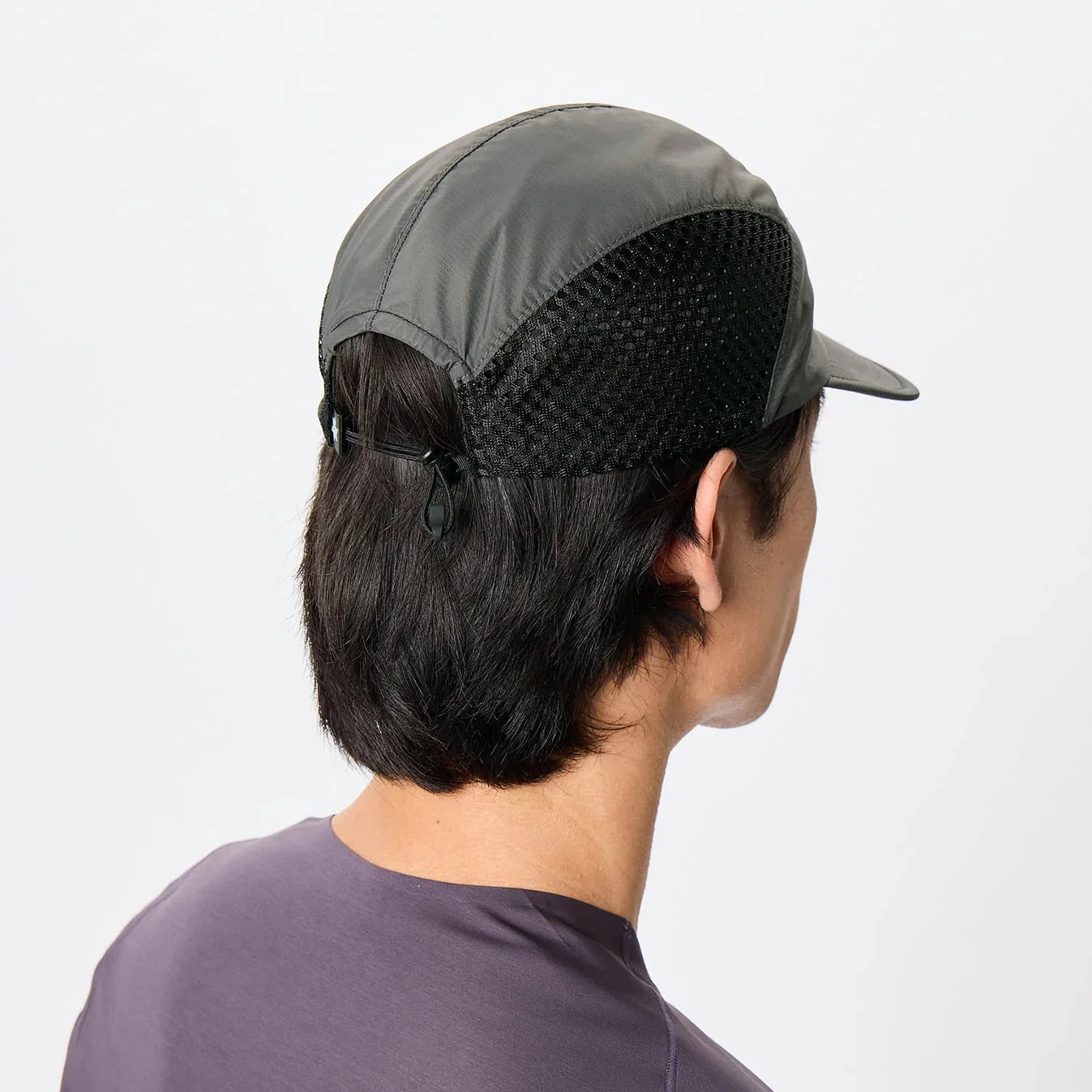 Compact Run Mesh Cap Fog Beige - Image 3