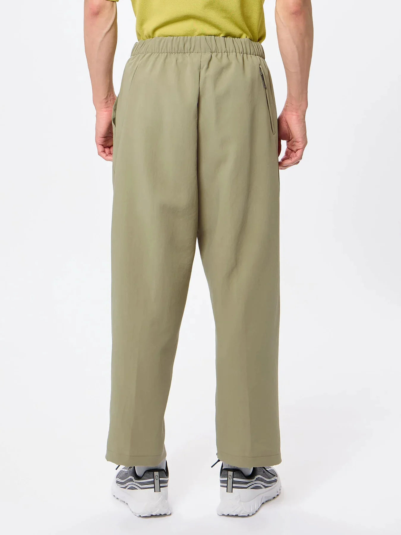 Men's Wide Ankle Easy Pants Black - Image 3