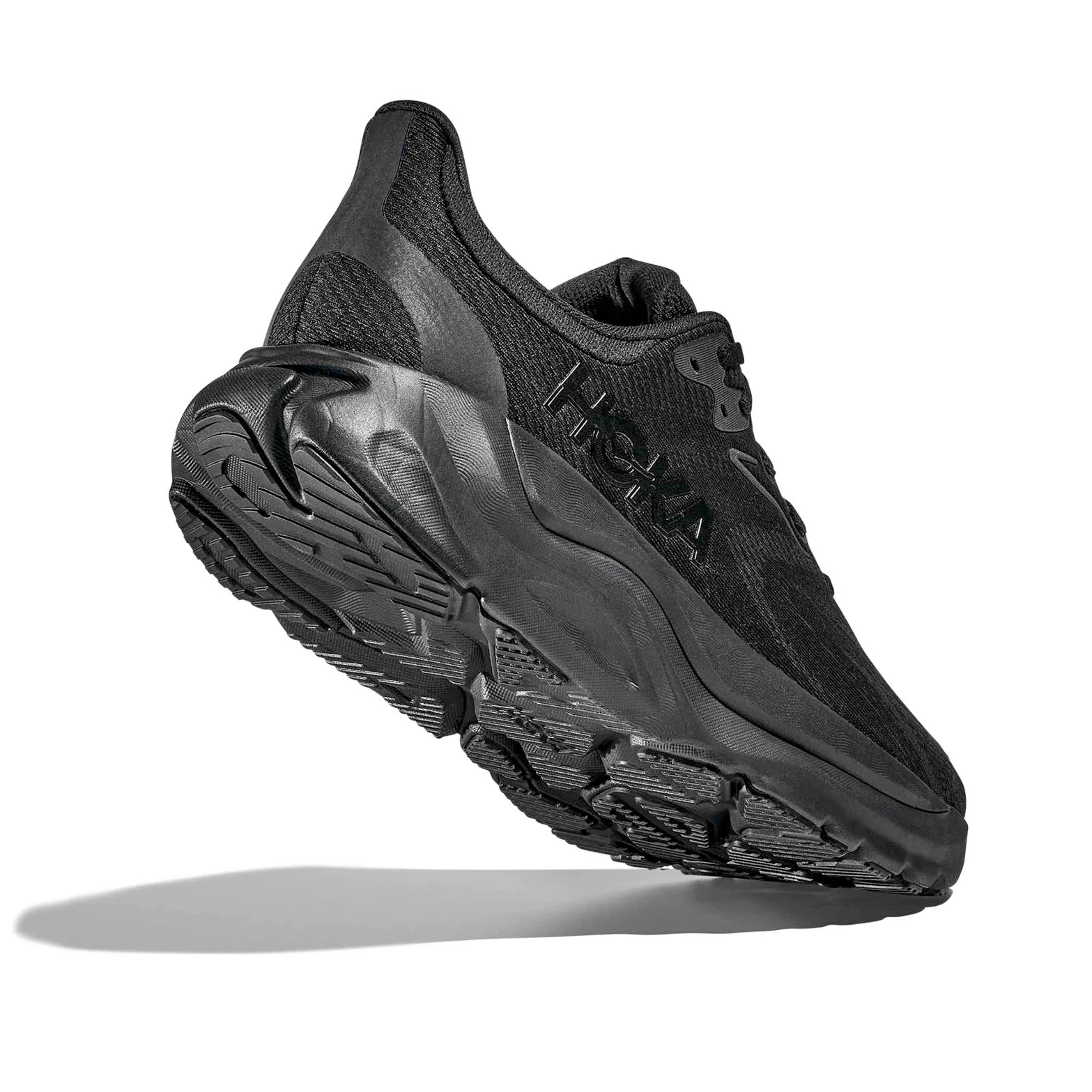 Men's Arahi 8 Wide Fit Running Shoes Black / Black - Image 6