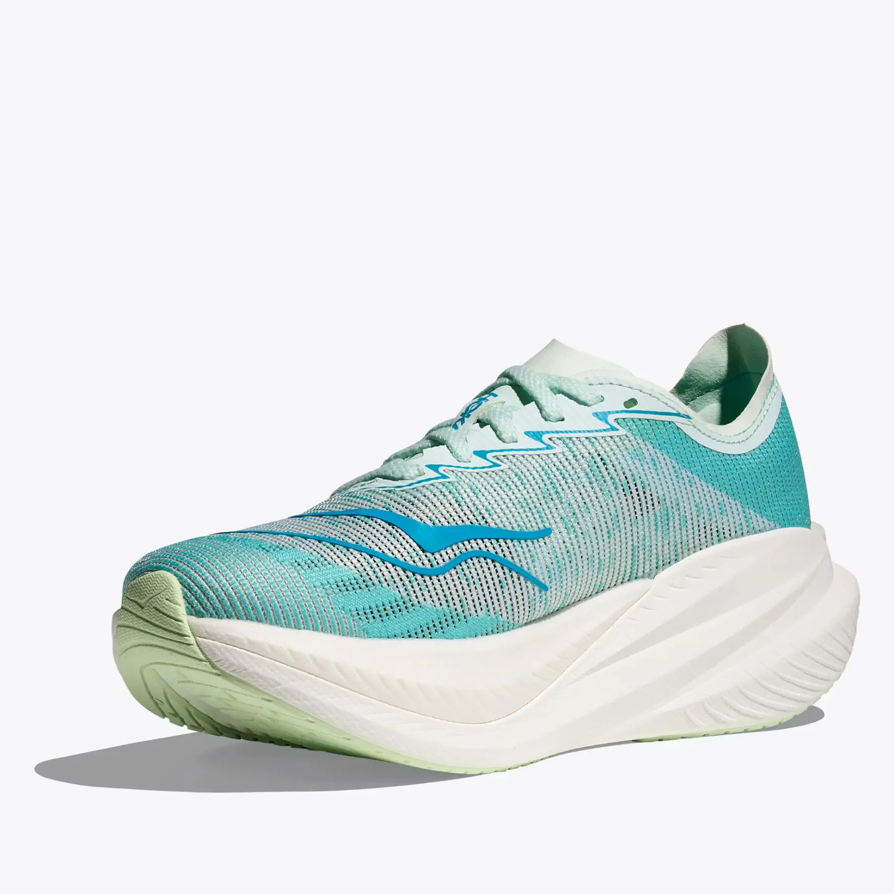 Women's Mach X 2 Running Shoes Snow Melt / Blue Spark - Image 4