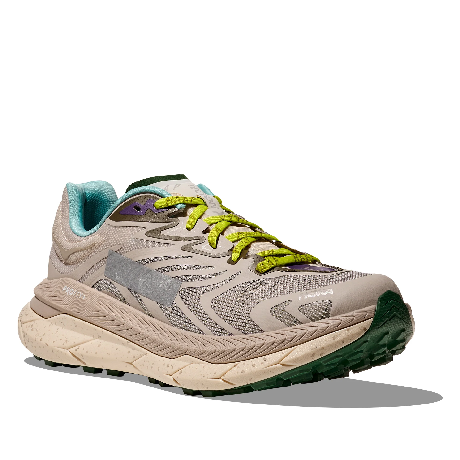 x MAAP Tecton X 2 Trail Running Shoes Pumice Stone / Limeade - Image 6