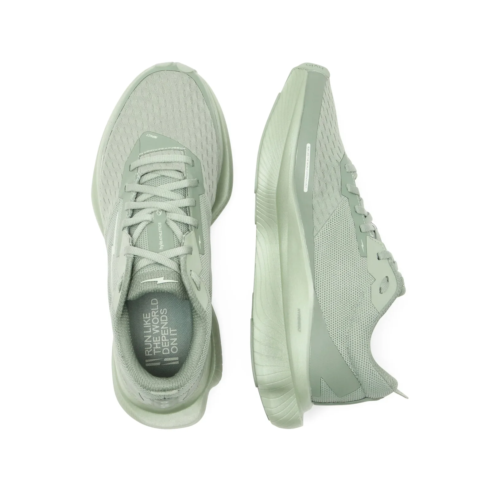 Impact Running Shoes Khaki - Image 3