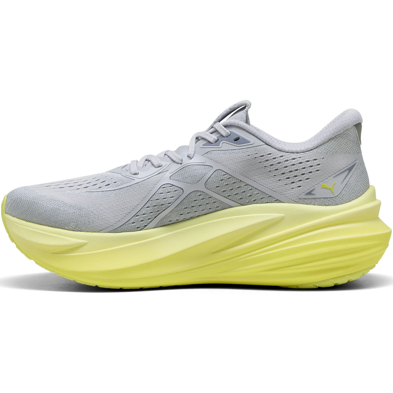 Men's MagMax NITRO 2 Running Shoes Vibrant Silver / Lux Lime - Image 2