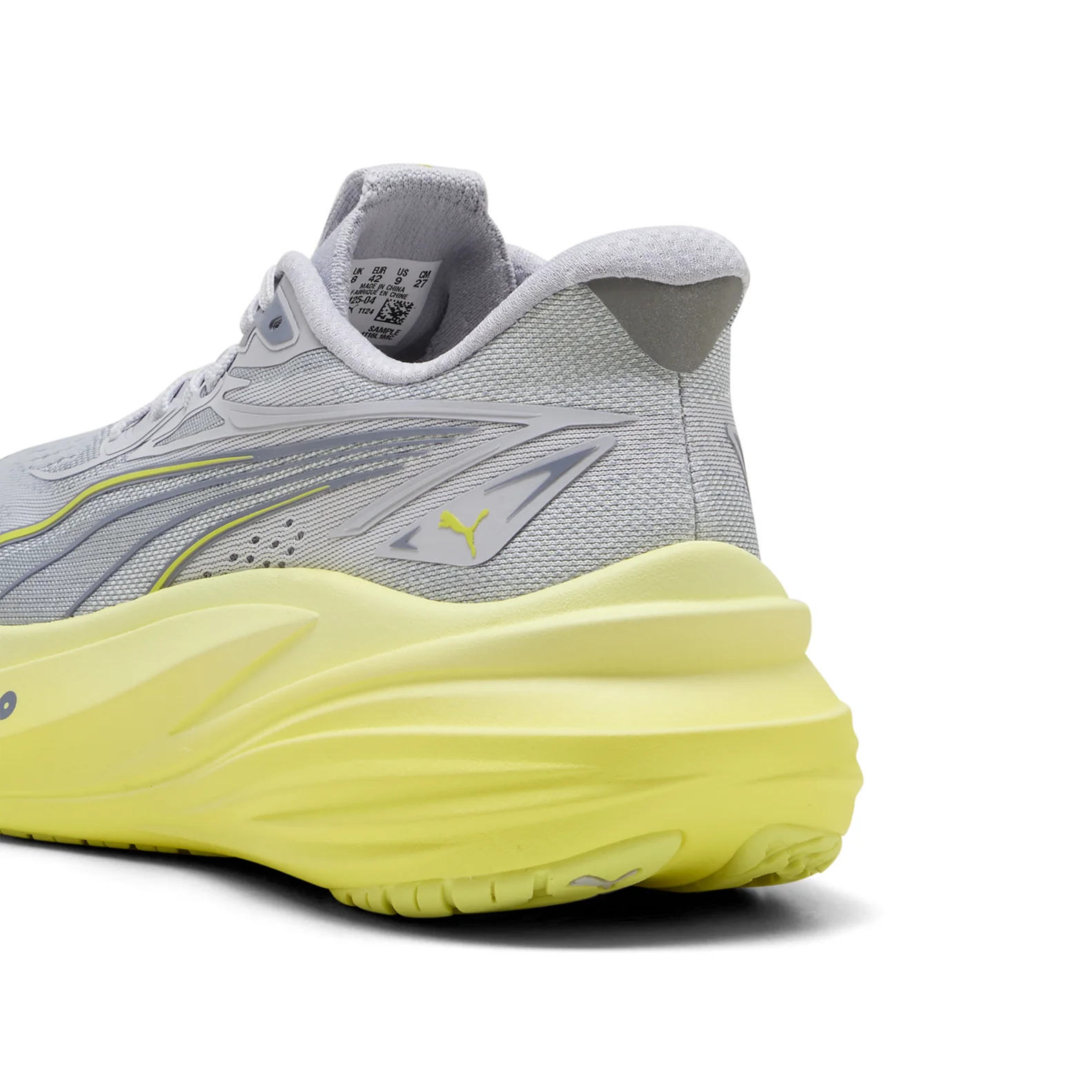 Men's MagMax NITRO 2 Running Shoes Vibrant Silver / Lux Lime - Image 4