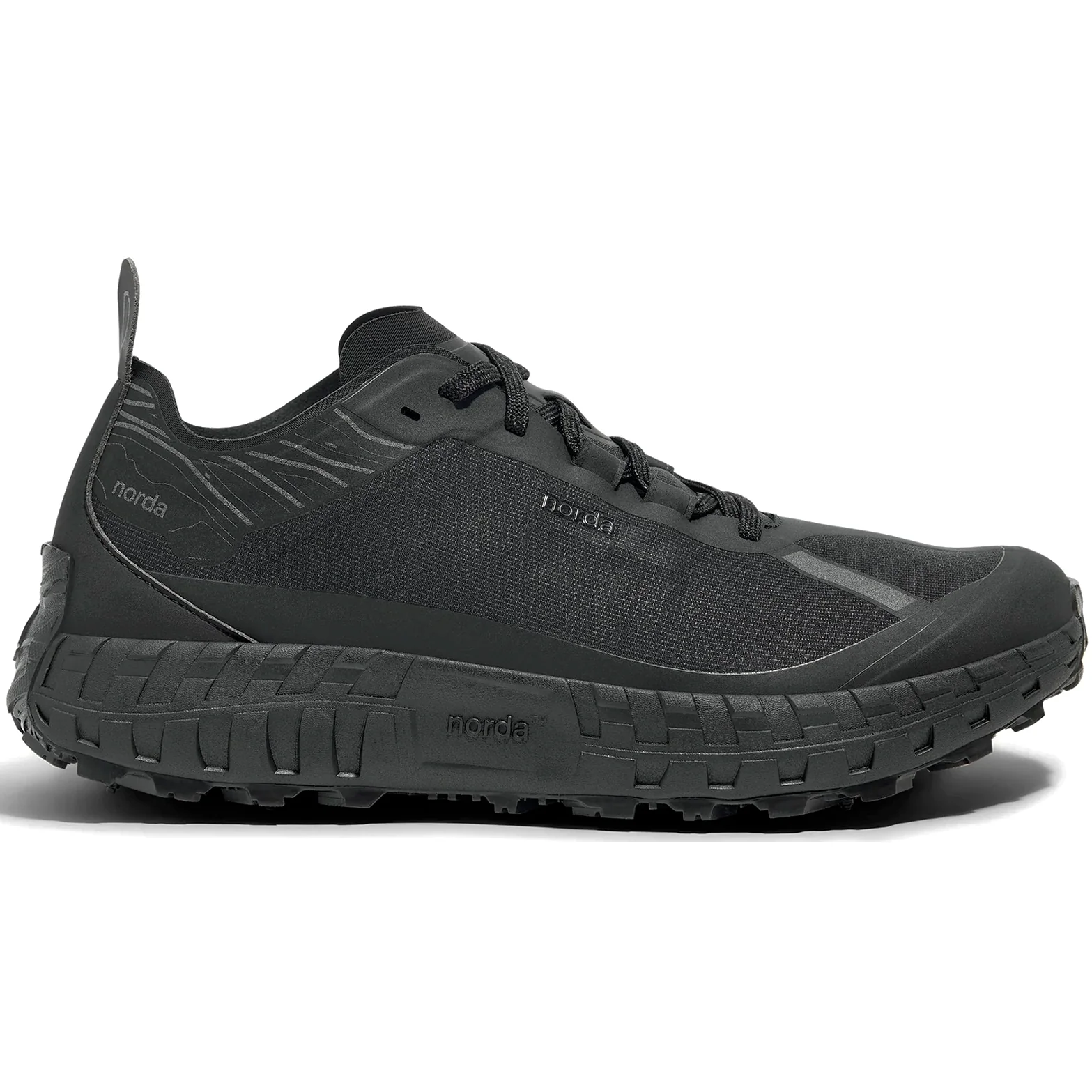 Men's 001A G+ Graphene Trail Running Shoes Stealth Black