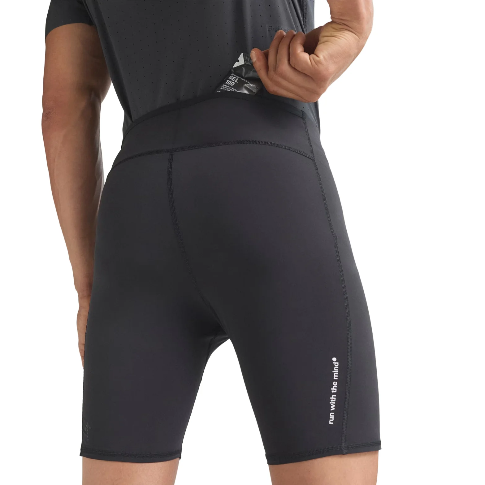 Men's Adi365 H.Koumori Running Short Tights Black - Image 2