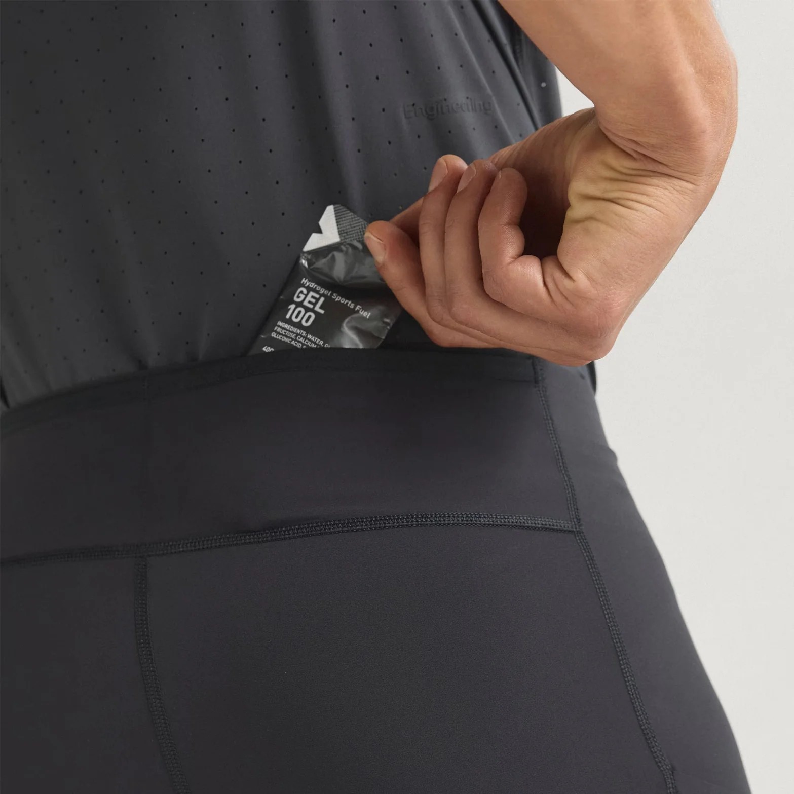 Men's Adi365 H.Koumori Running Short Tights Black - Image 4