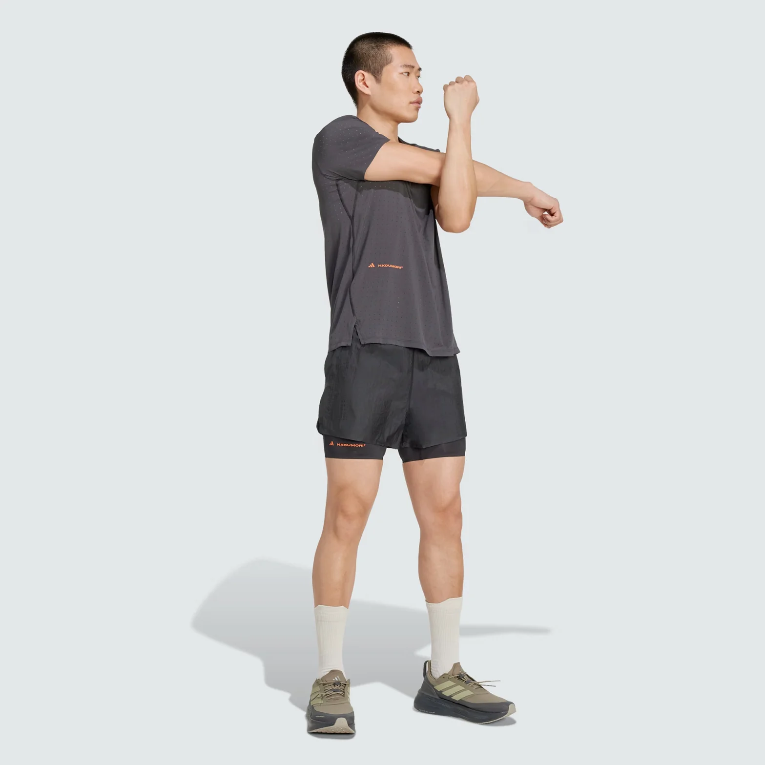 Men's Adi365 H.Koumori Running Tee Black - Image 4