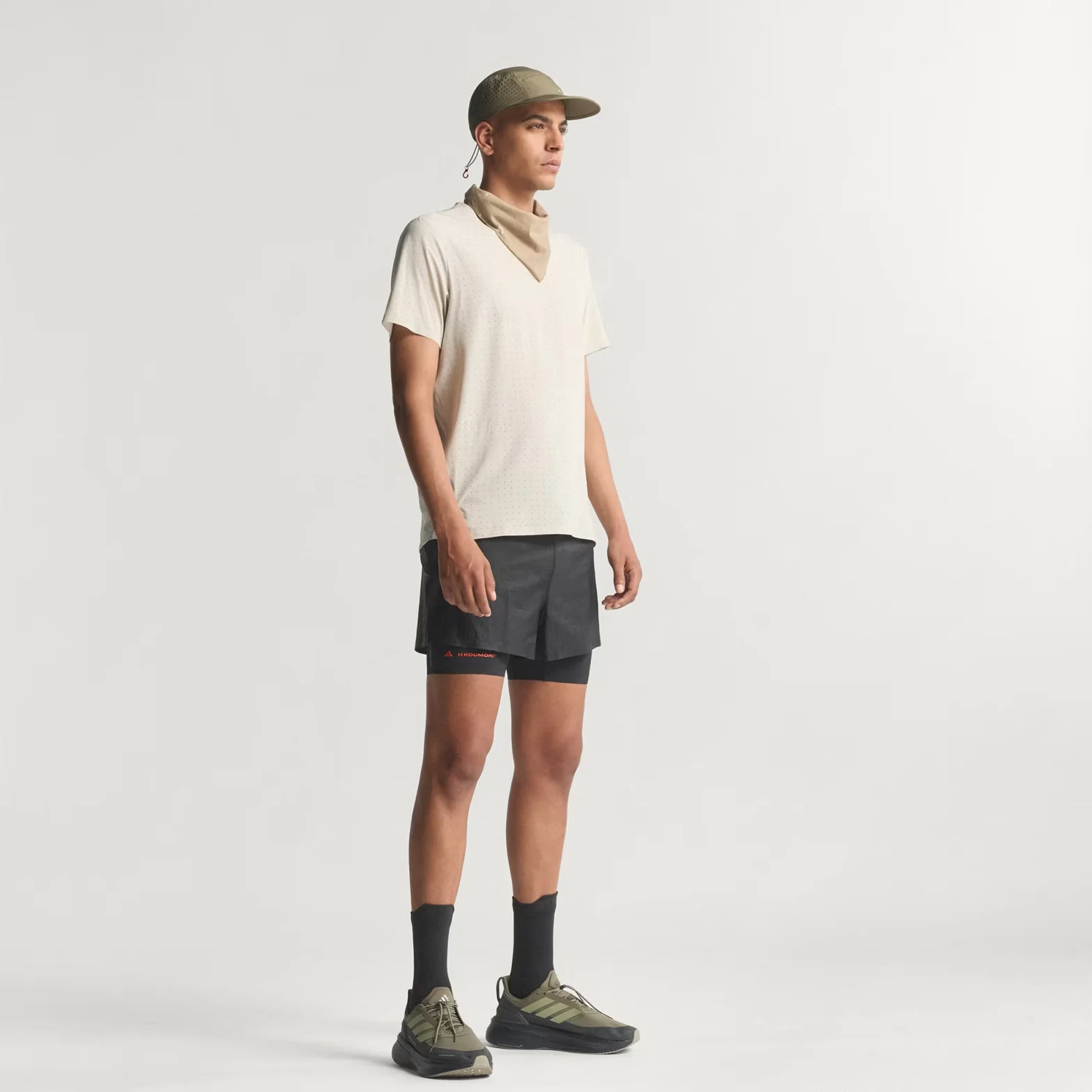 Men's Adi365 H.Koumori Running Tee Putty Grey - Image 5