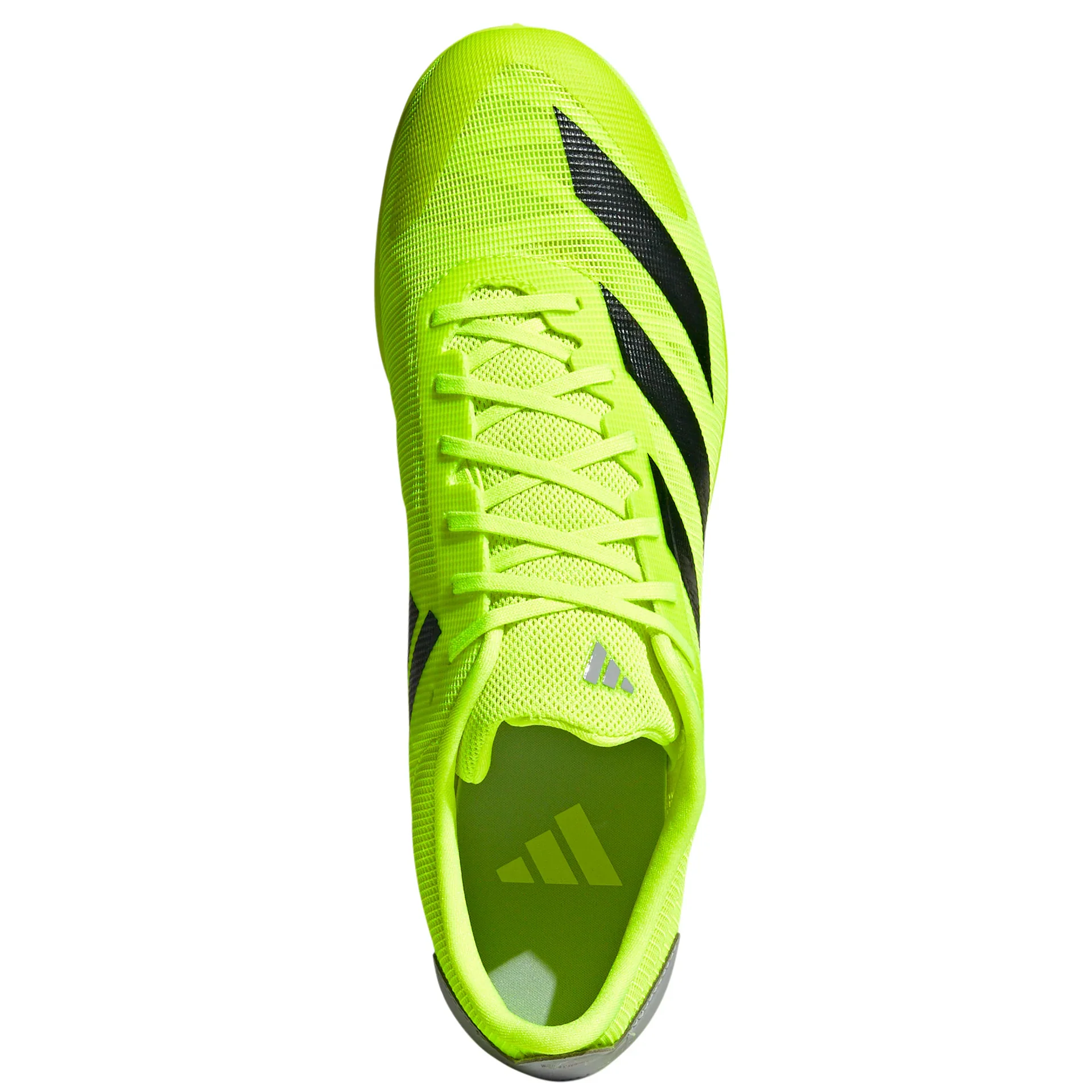 Men's Adizero XCS Running Spikes Lucid Lemon / Core Black / Halo Silver - Image 4