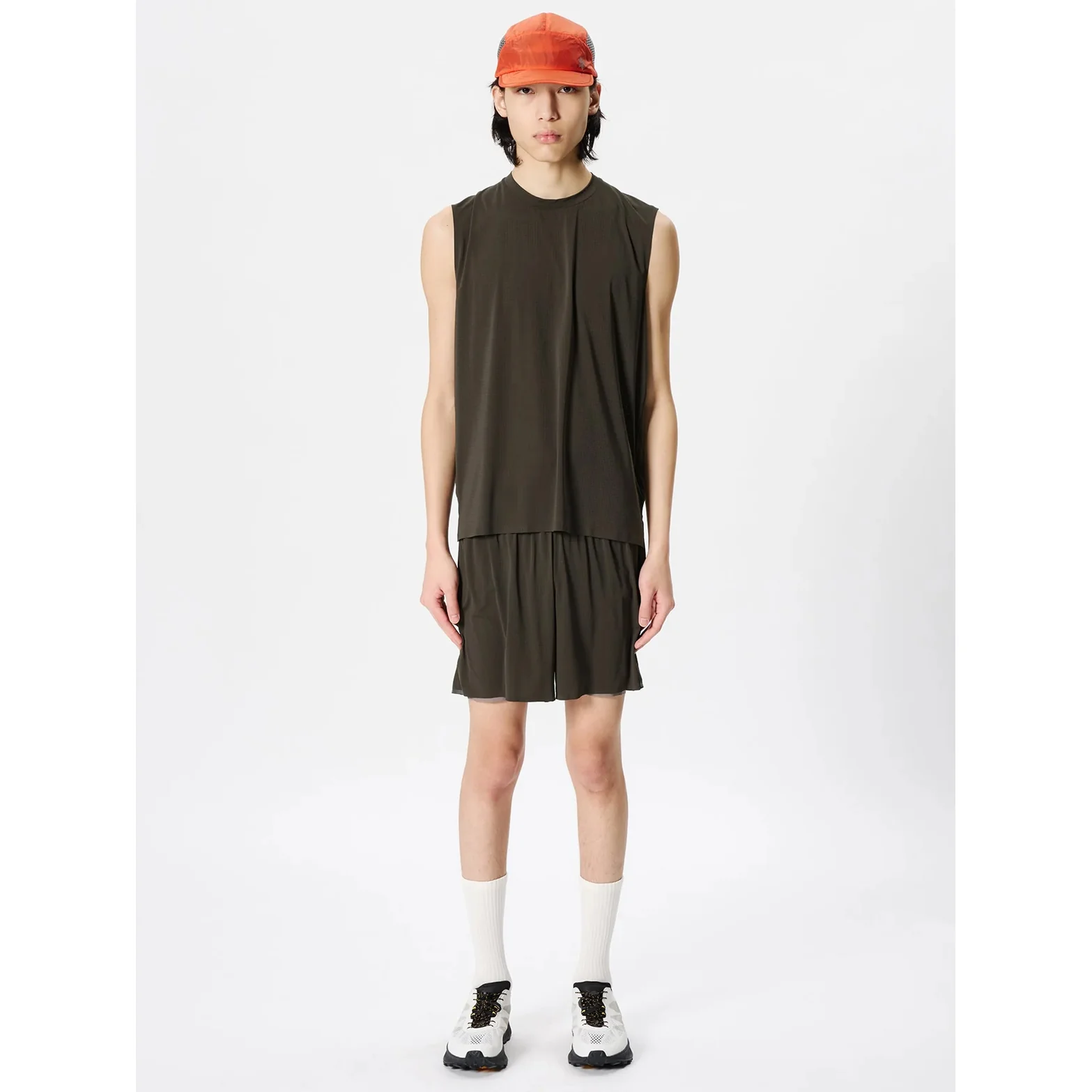 Men's Air Pit Tank Jet Brown - Image 2