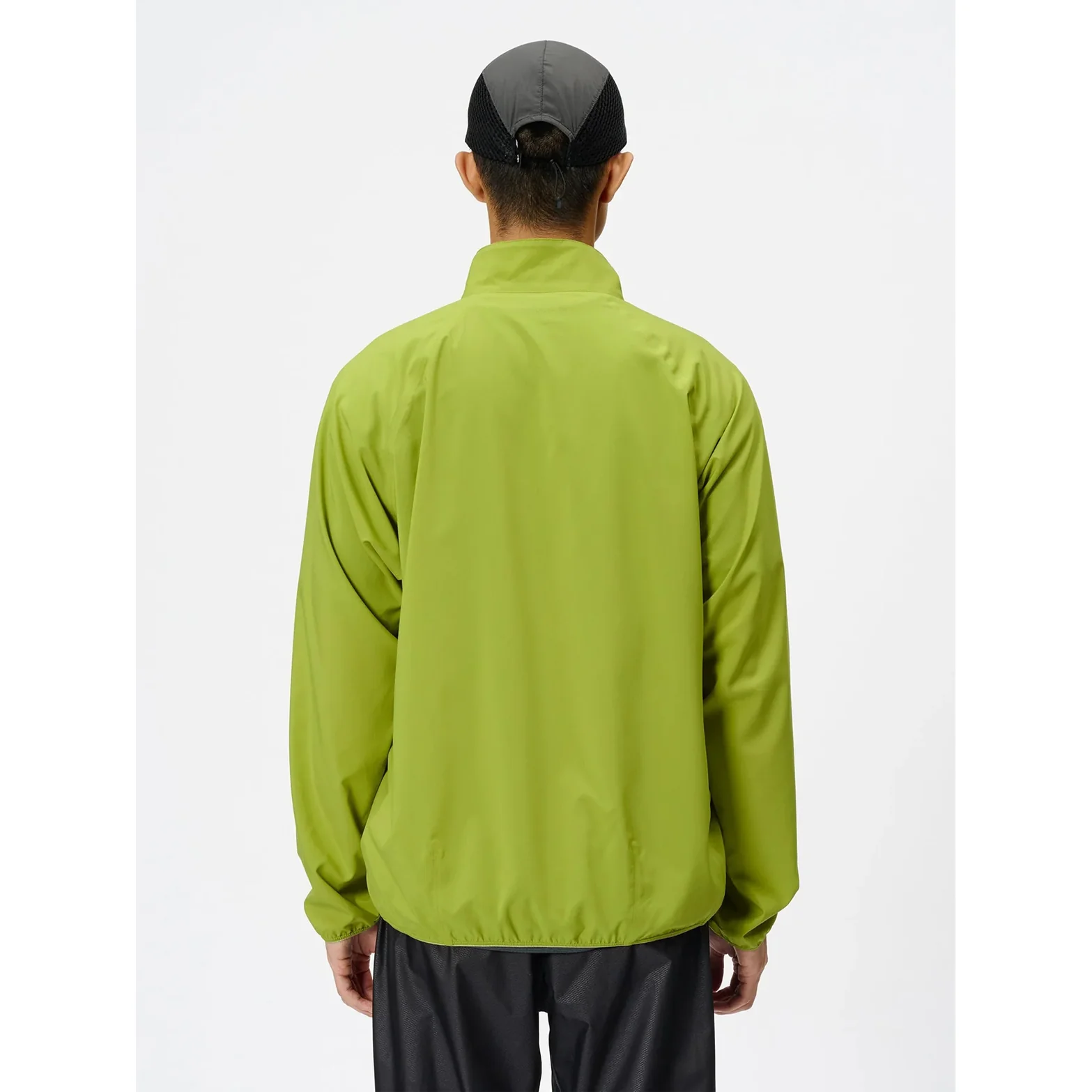 Men's Floating Wind Shell Jacket Black - Image 4