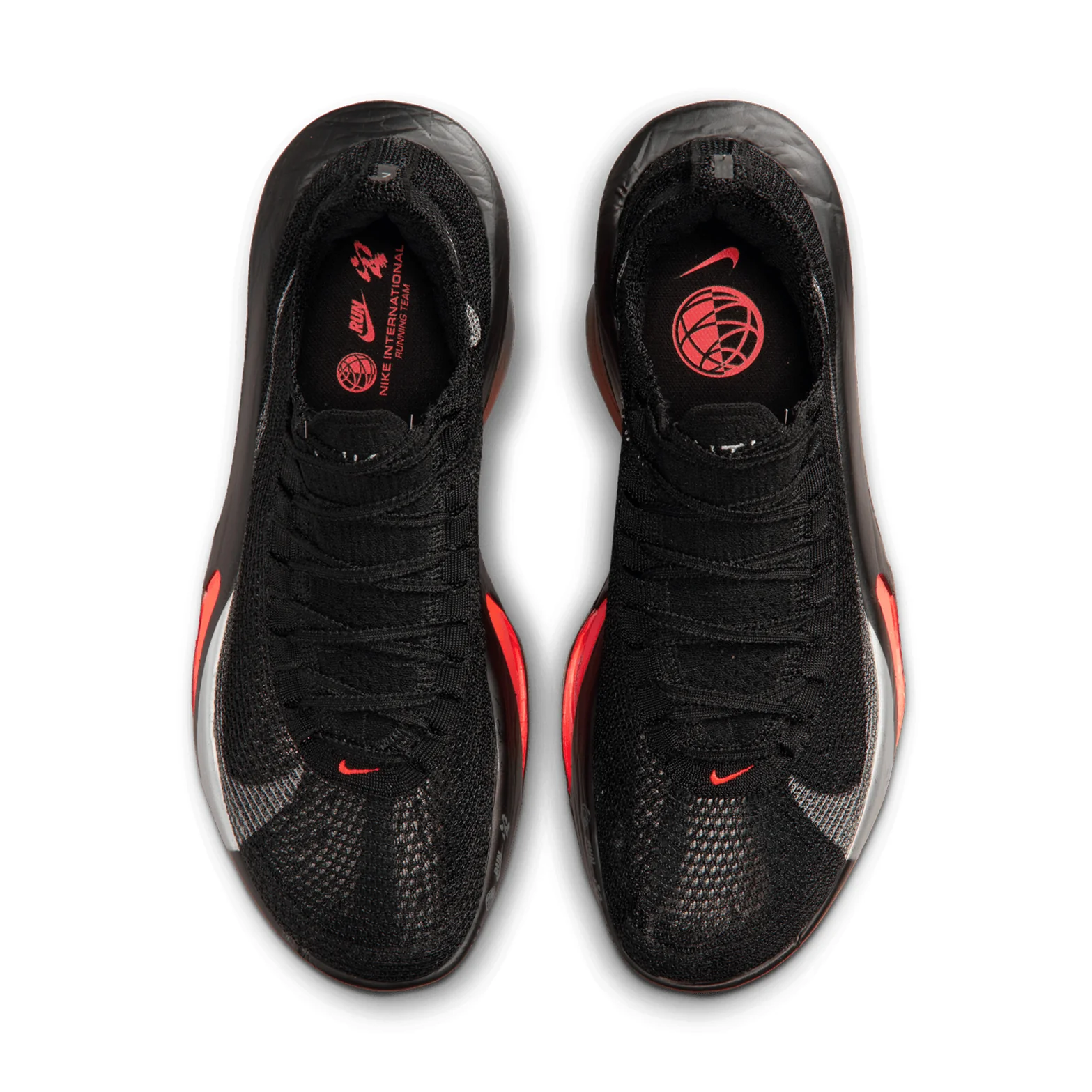 Men's Alphafly 3 Running Shoes Black / Bright Crimson / Wolf Grey / Metallic Silver - Image 3