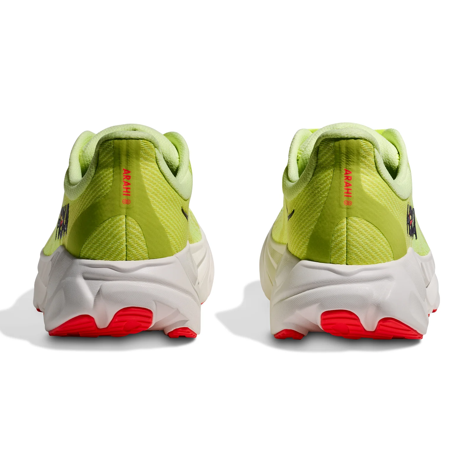 Men's Arahi 8 Running Shoes Neon Yuzu / Neon Flame - Image 5
