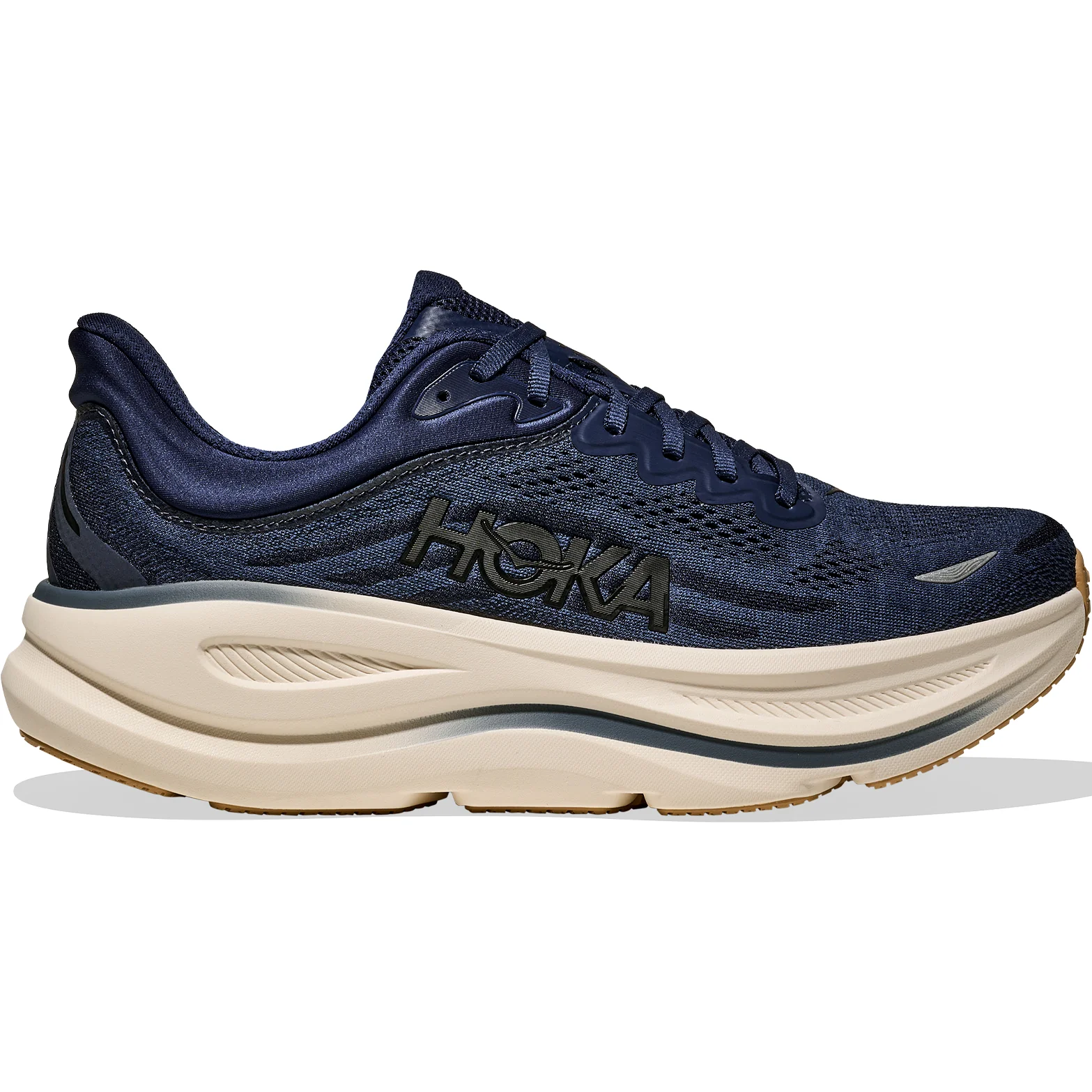 Men's Bondi 9 Running Shoes Midnight Blue / Varsity Navy